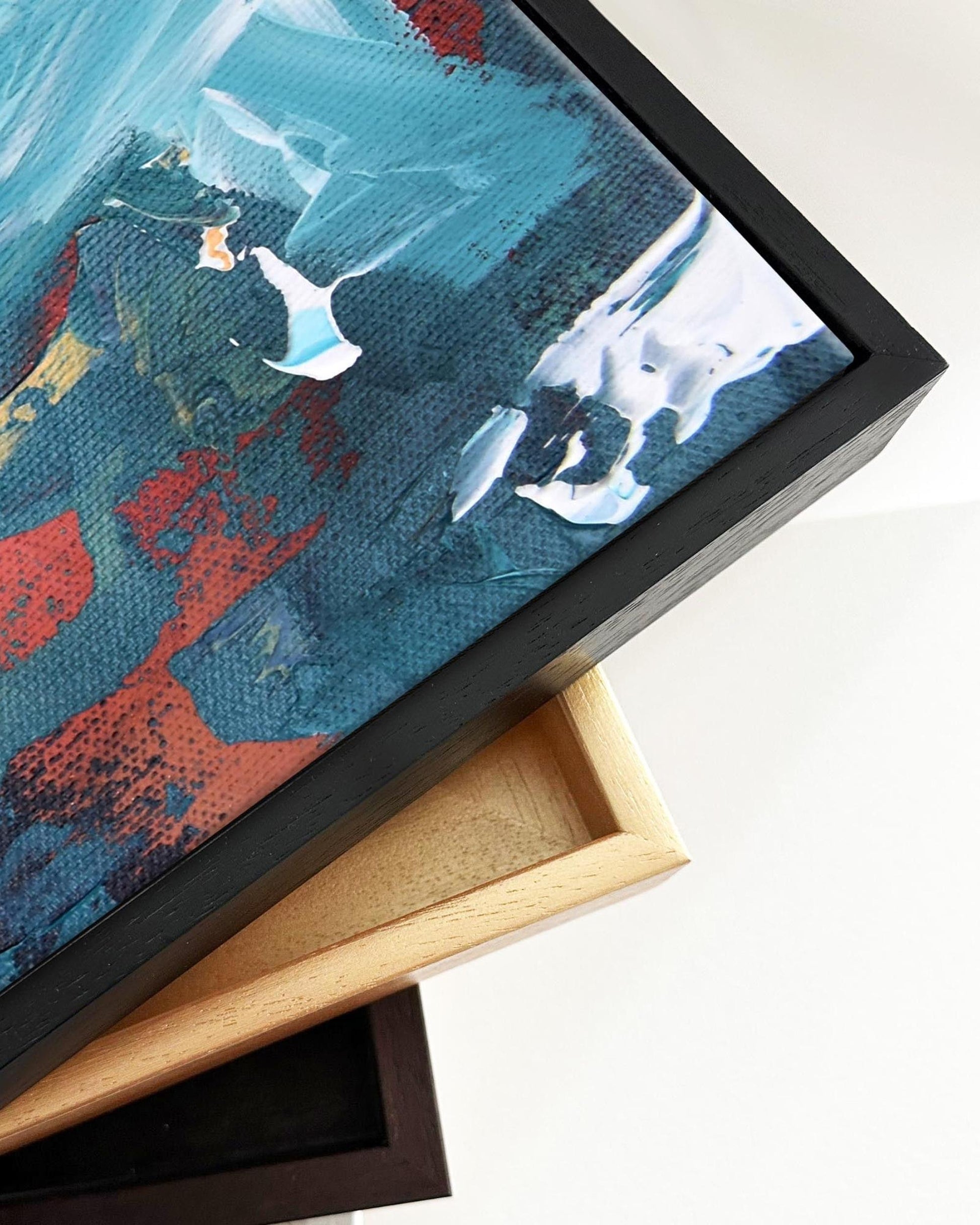 Abstract 209 Framed Canvas-Abstract House