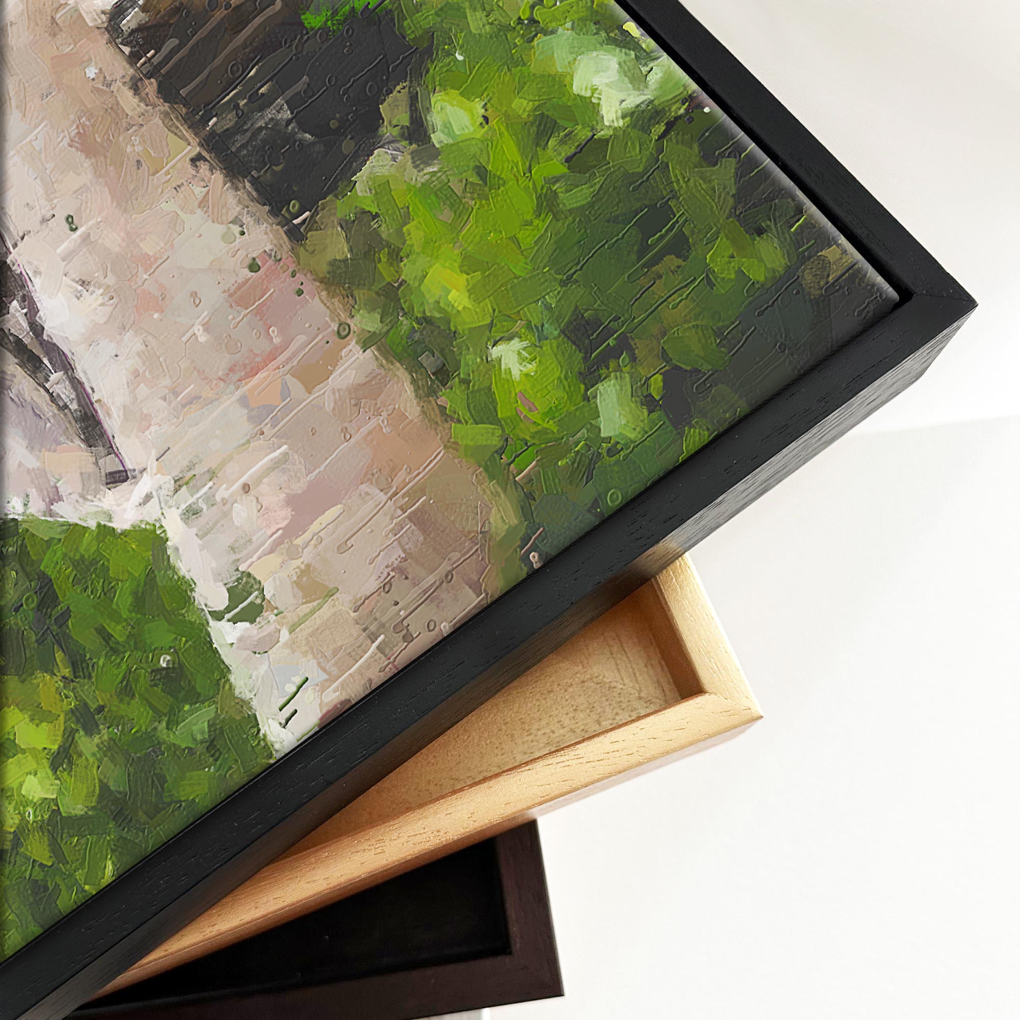 Path To The Beach Framed Canvas-Abstract House