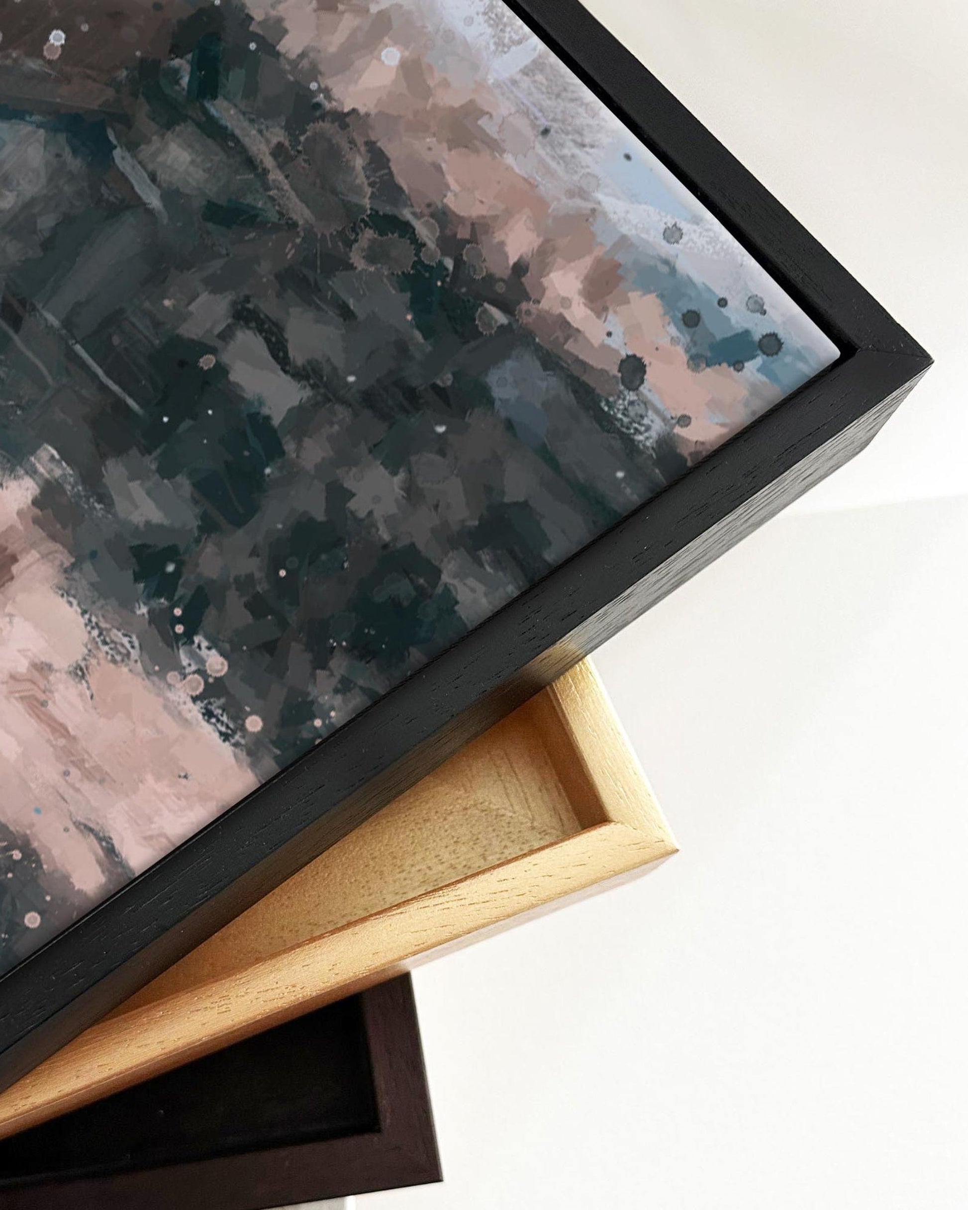 Tower Bridge London Painting Framed Canvas-Abstract House