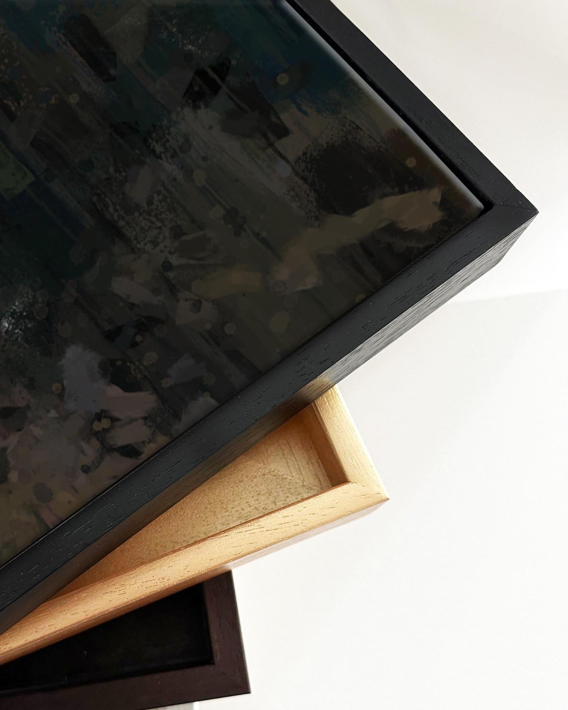 The Jungle Oil Painting Framed Canvas-Abstract House