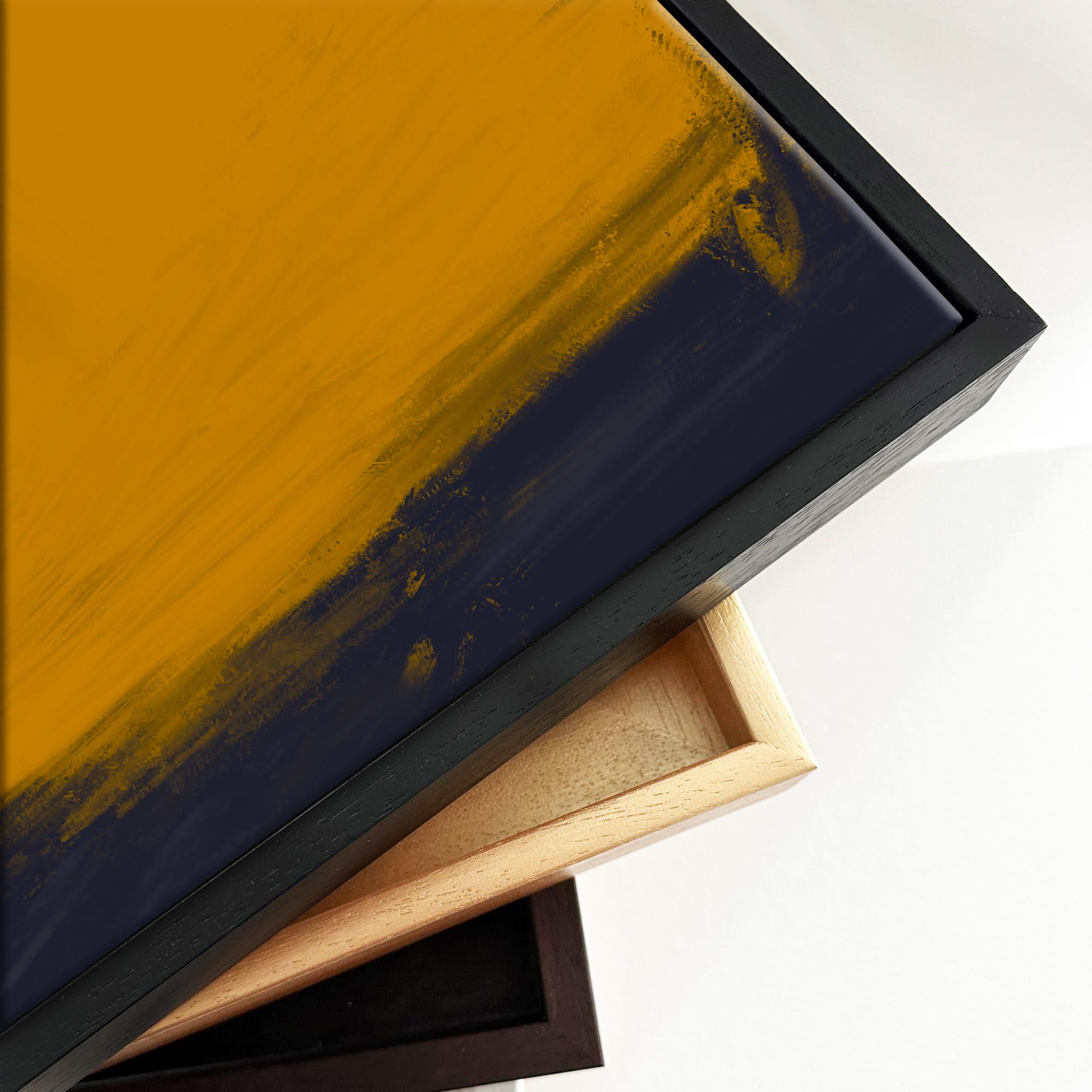 Mind The Block Framed Canvas-Abstract House