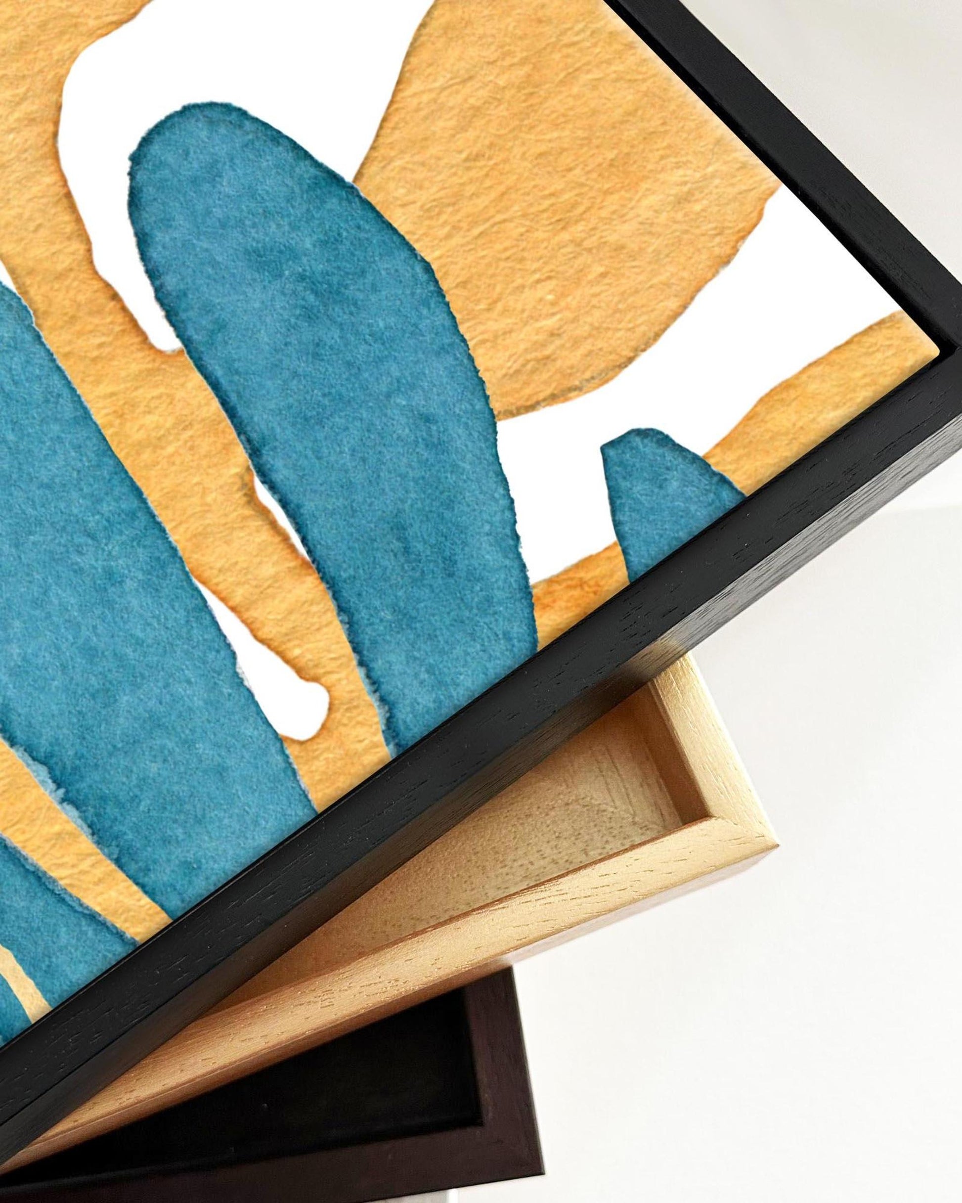 Matisse Organic Framed Canvas-Abstract House