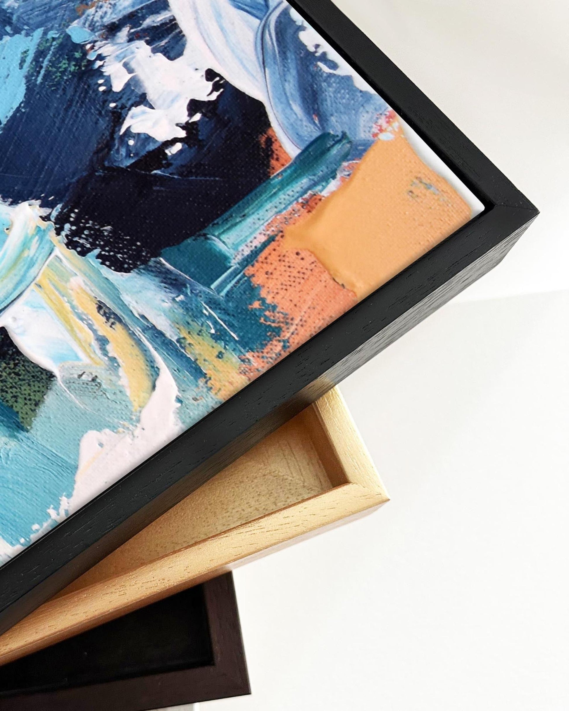 Abstract 161 Framed Canvas-Abstract House