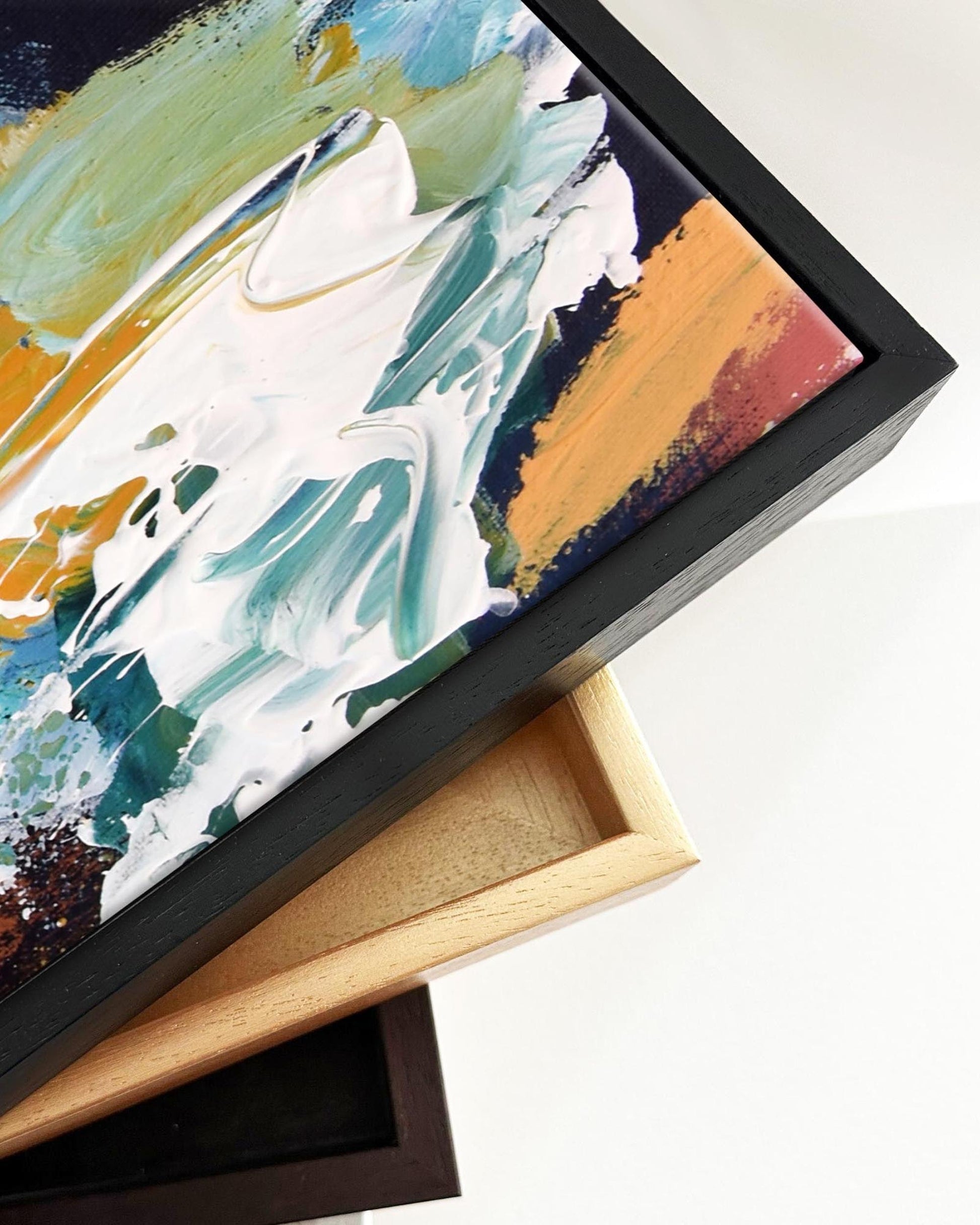 Abstract 227 Framed Canvas-Abstract House