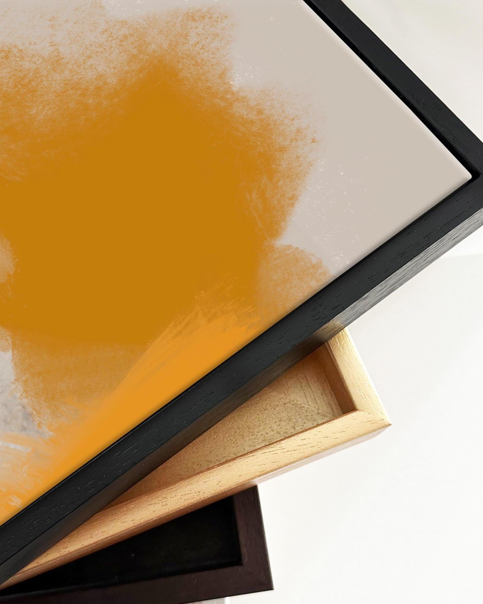 Yellow Dance Framed Canvas-Abstract House
