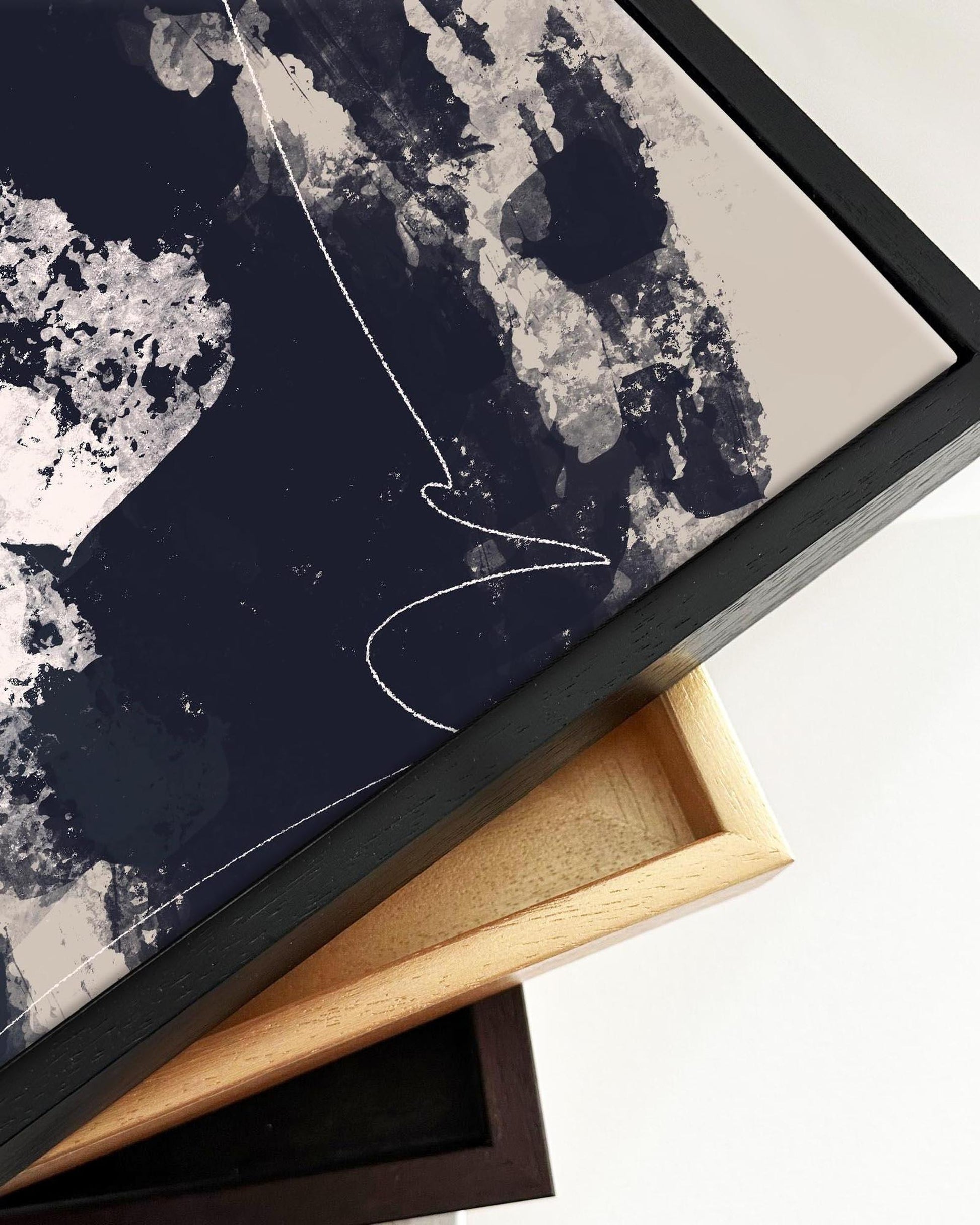 Sandbanks Framed Framed Canvas-Abstract House