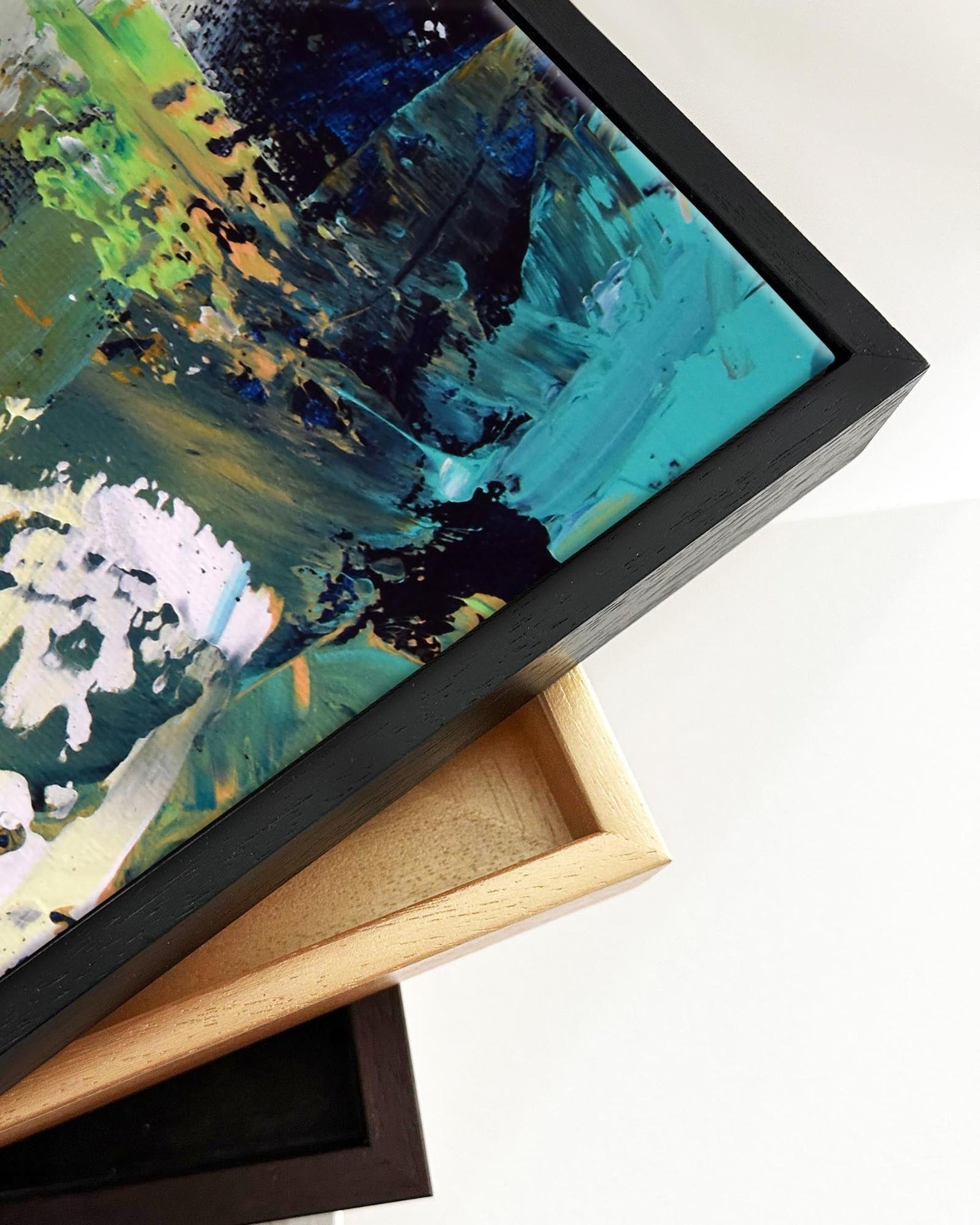 Abstract 284 Framed Canvas-Abstract House