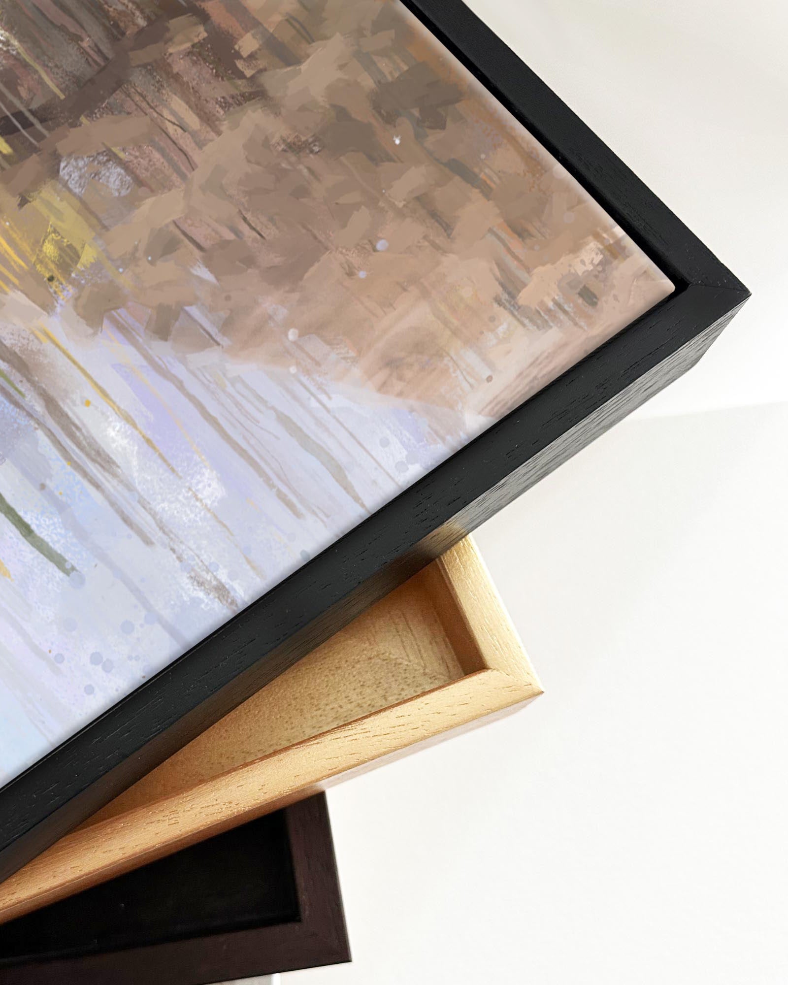 Sunflowers In A Vase Still Life Painting Framed Canvas-Abstract House