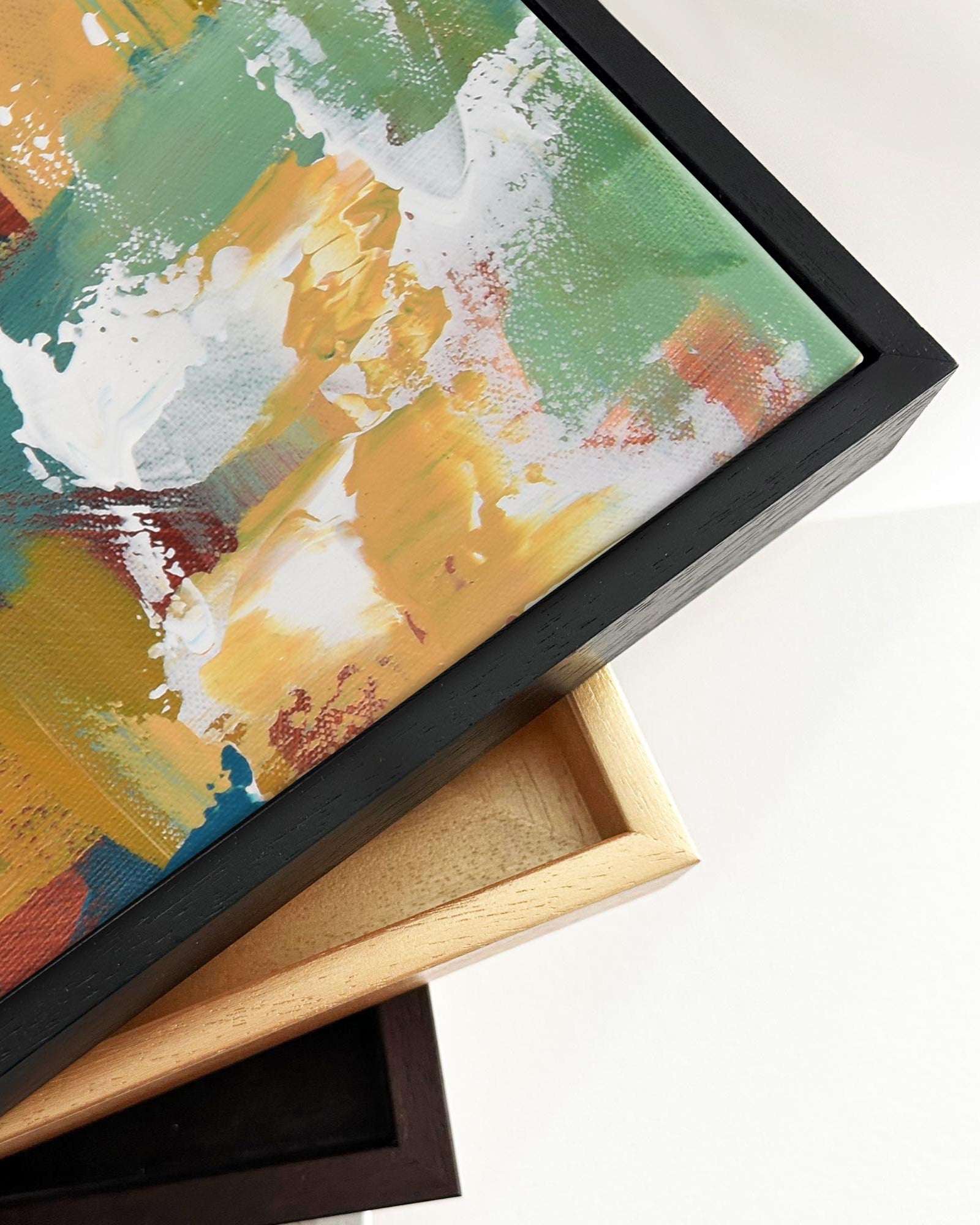 Abstract 373 Framed Canvas-Abstract House