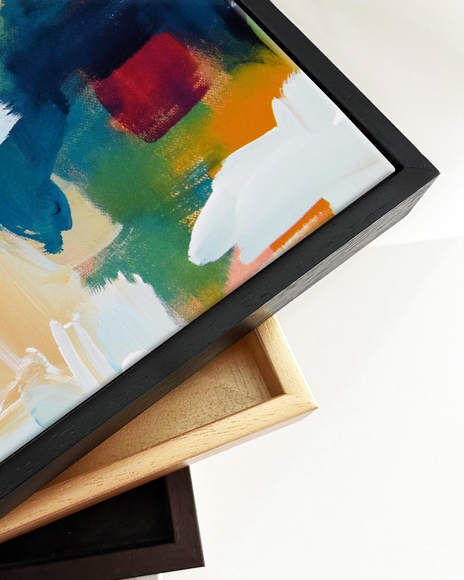 Abstract 409 Framed Canvas-Abstract House