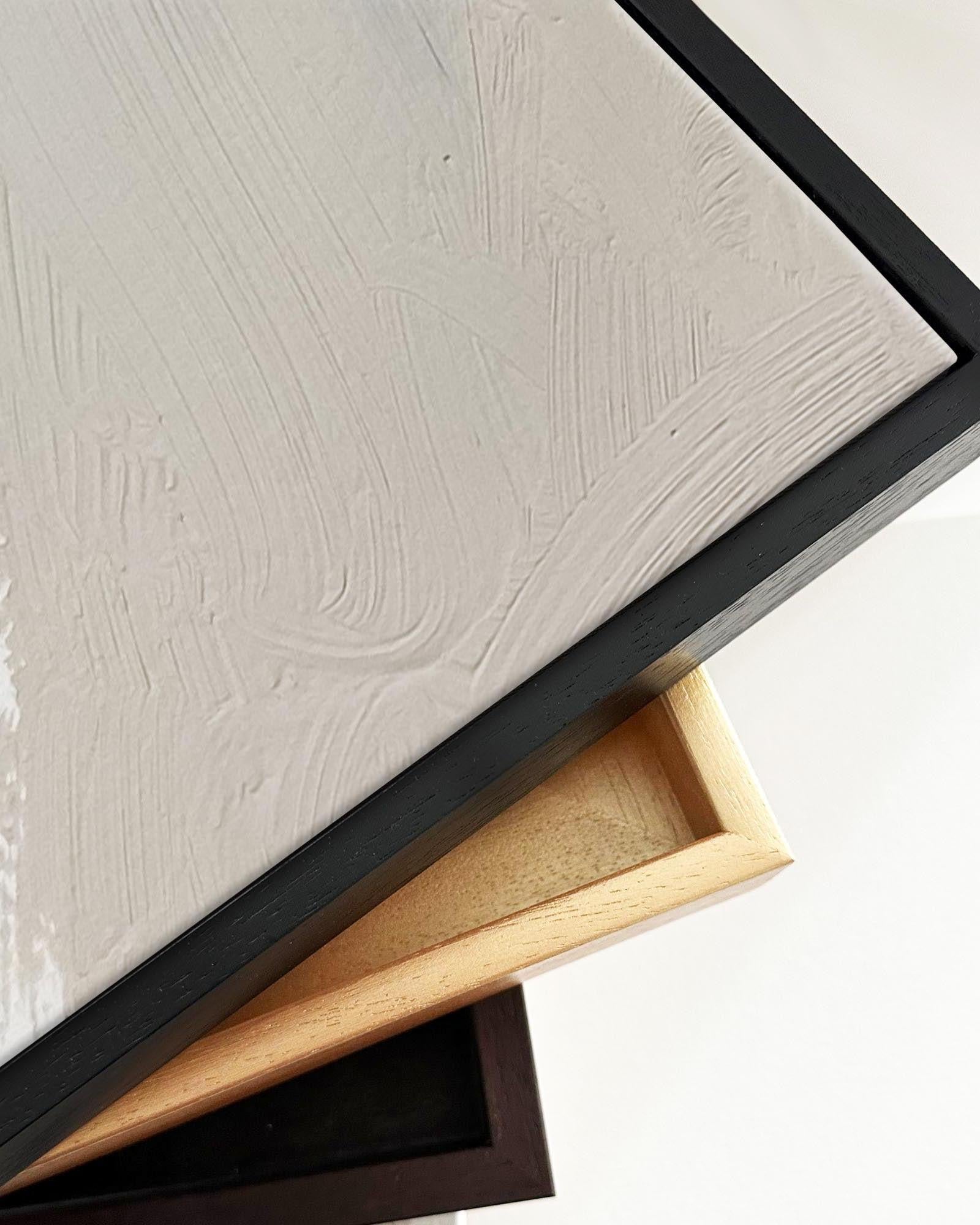 Serene Grey Skies Framed Canvas-Abstract House