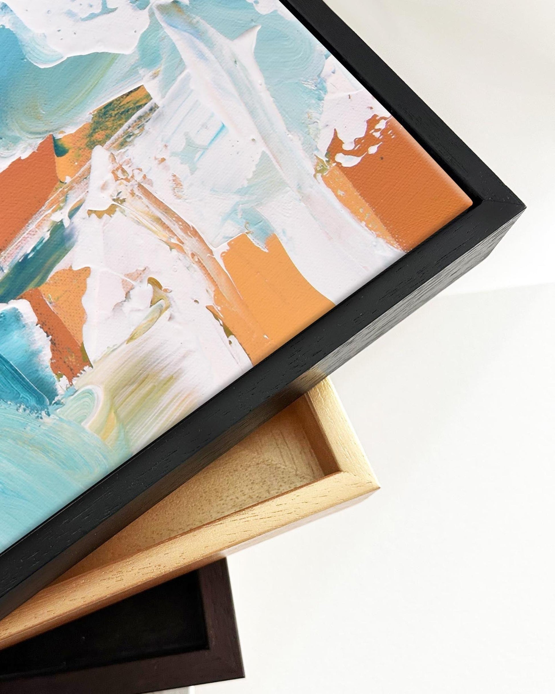 Abstract 281 Framed Canvas-Abstract House