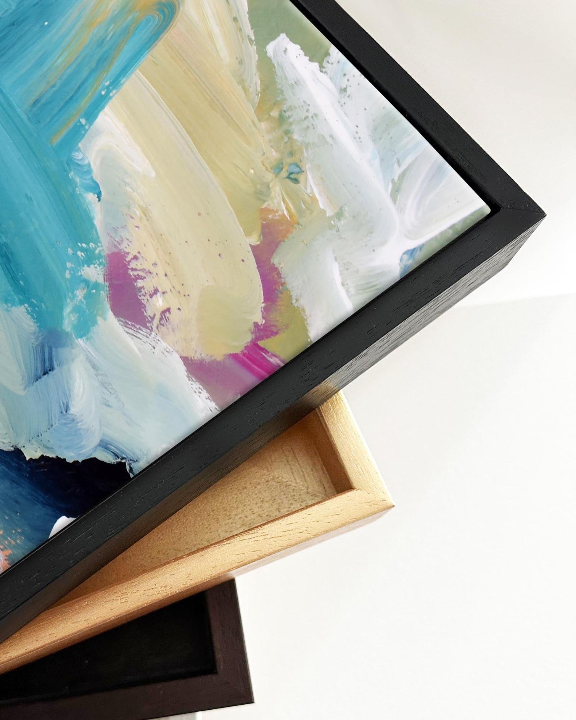 Abstract 312 Framed Canvas-Abstract House