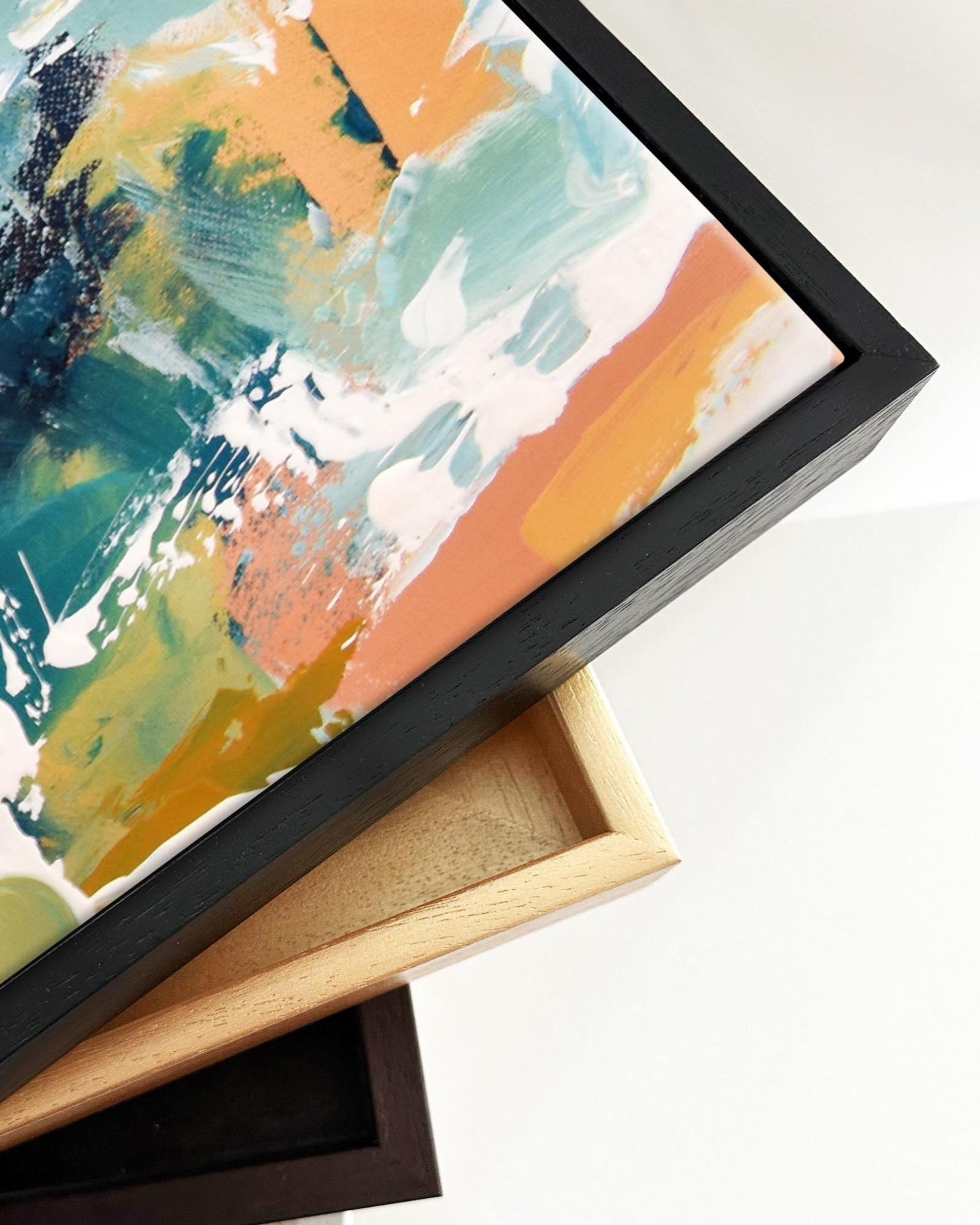 Abstract 216 Framed Canvas-Abstract House