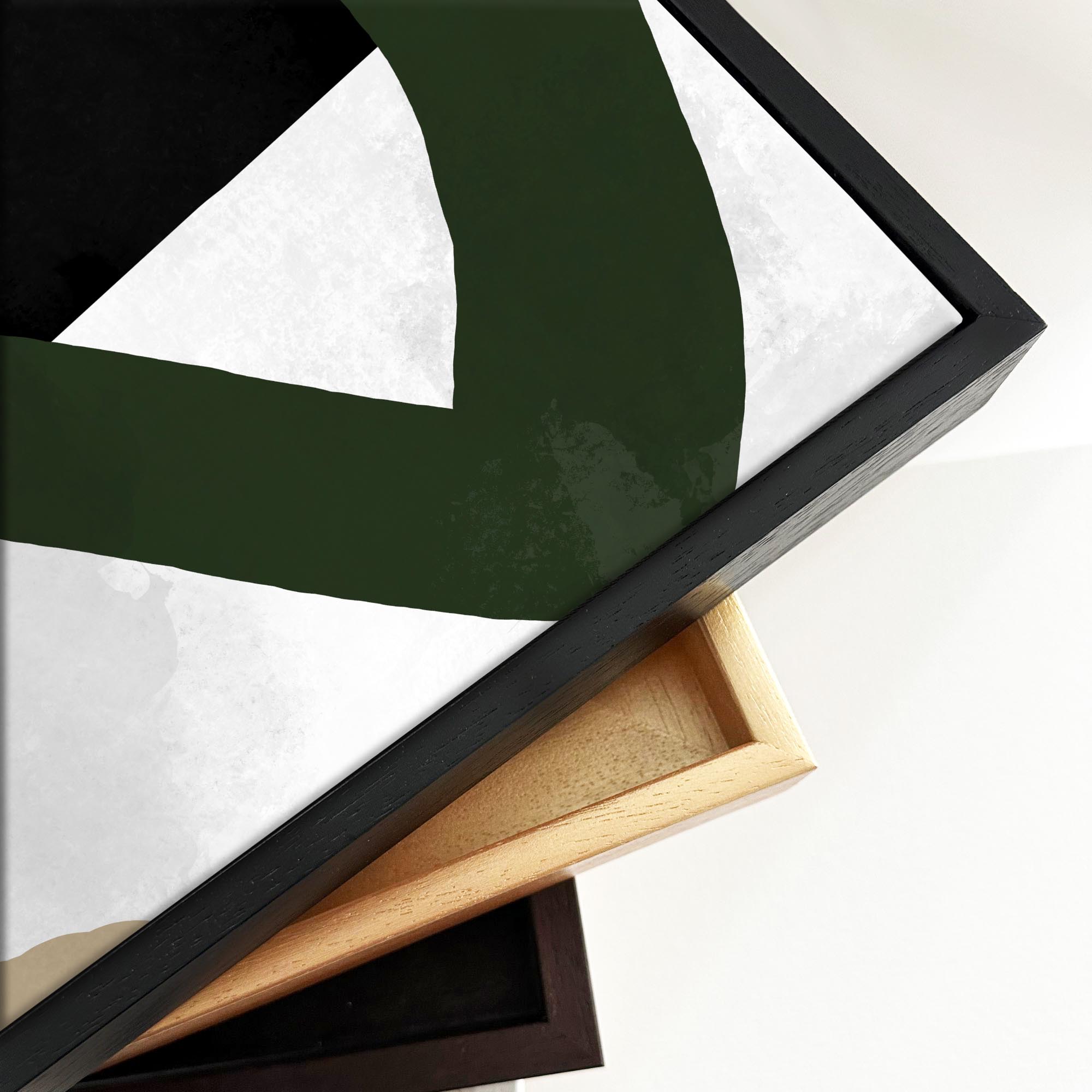 Abstraction III Framed Canvas