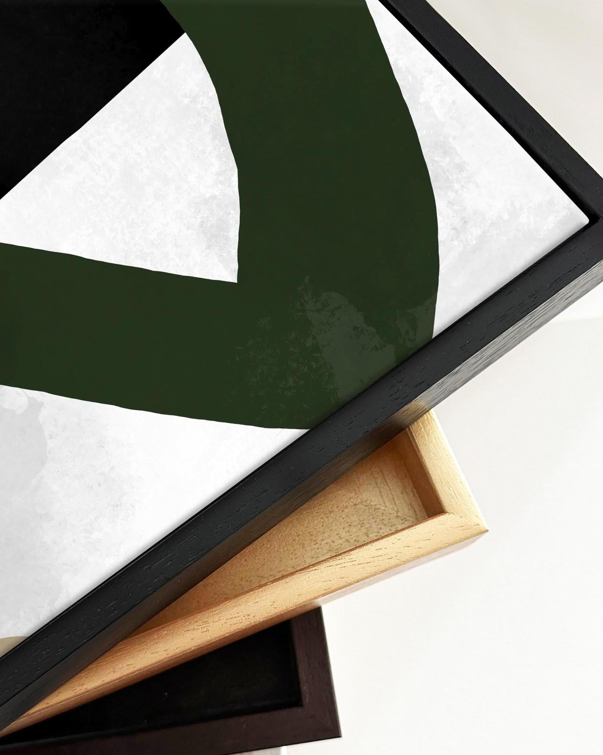 Abstraction III Framed Canvas-Abstract House