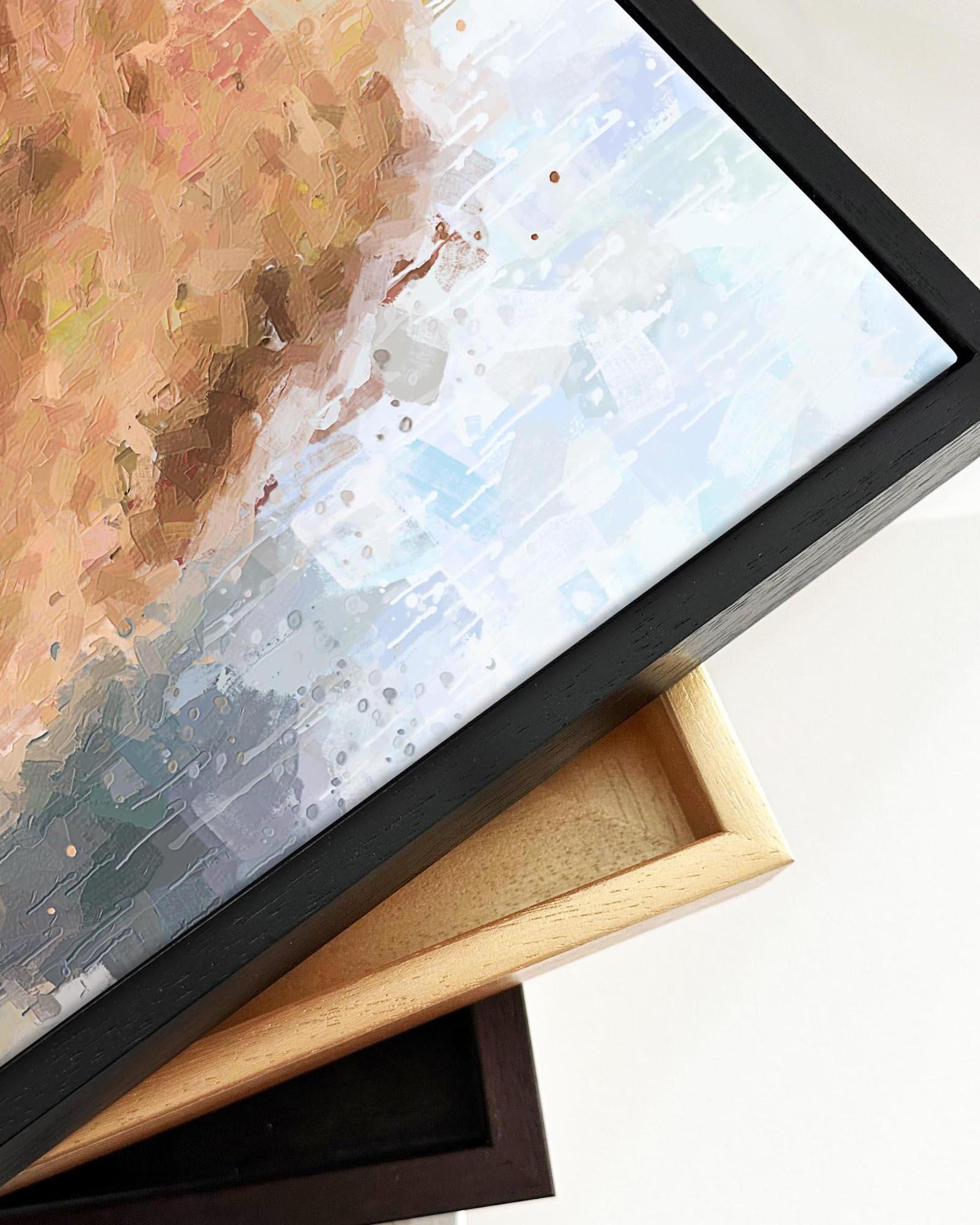 Highland Cow Portrait Print On Canvas-Abstract House