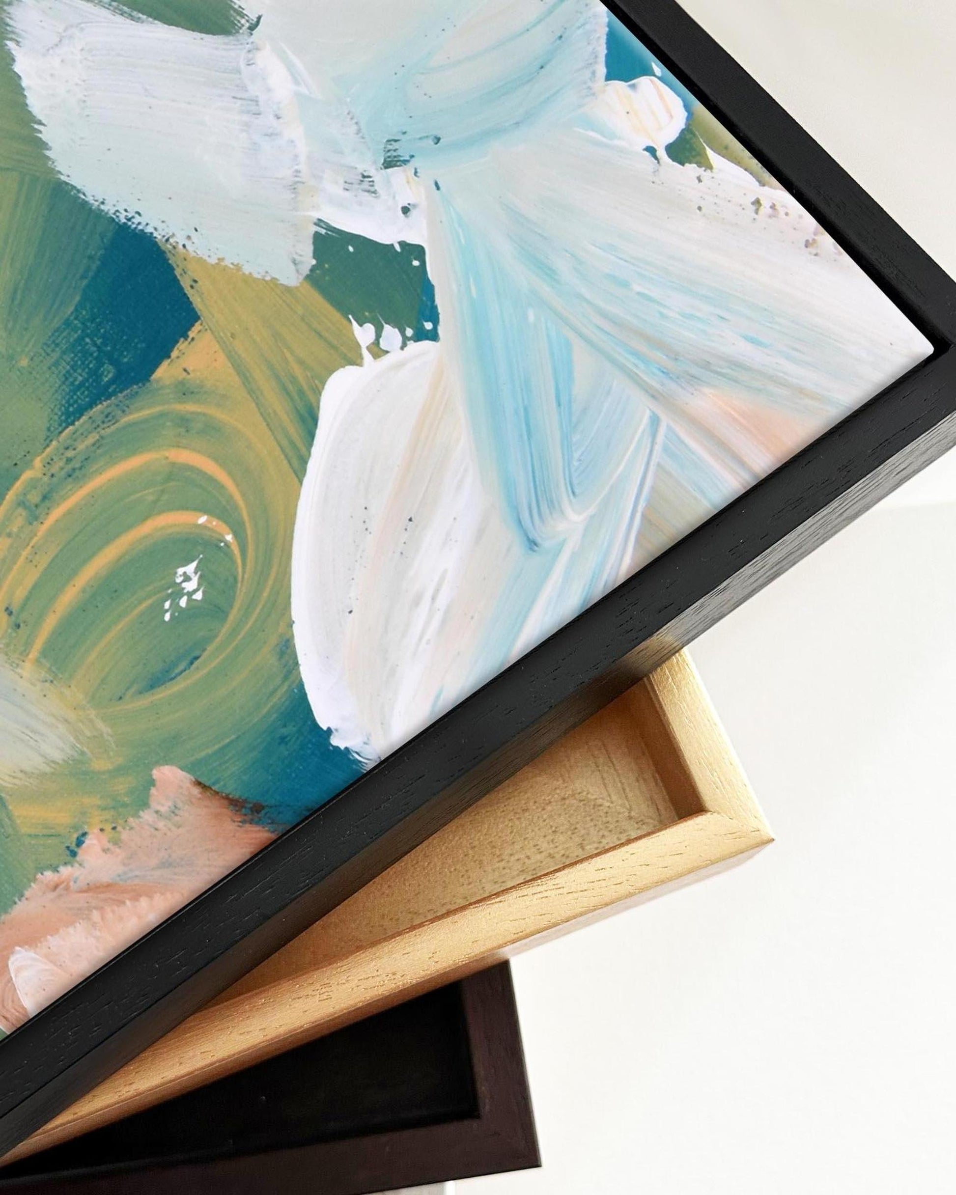 Abstract 310 Framed Canvas-Abstract House