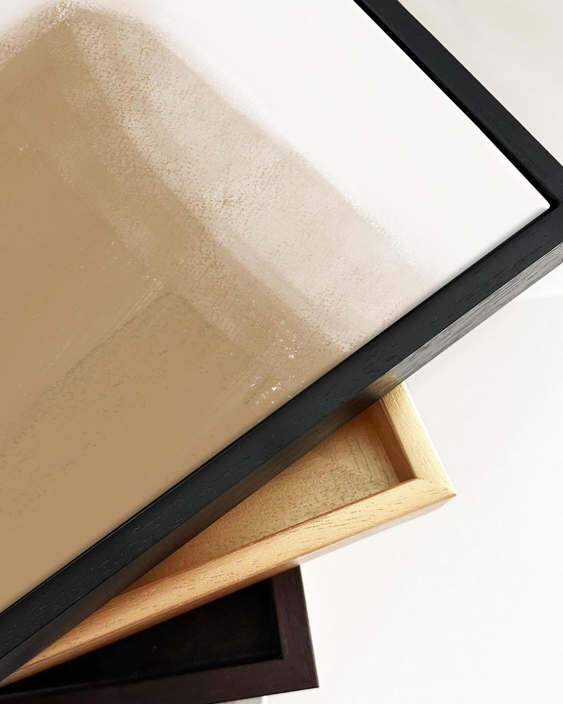 Rustic Lines Framed Canvas-Abstract House