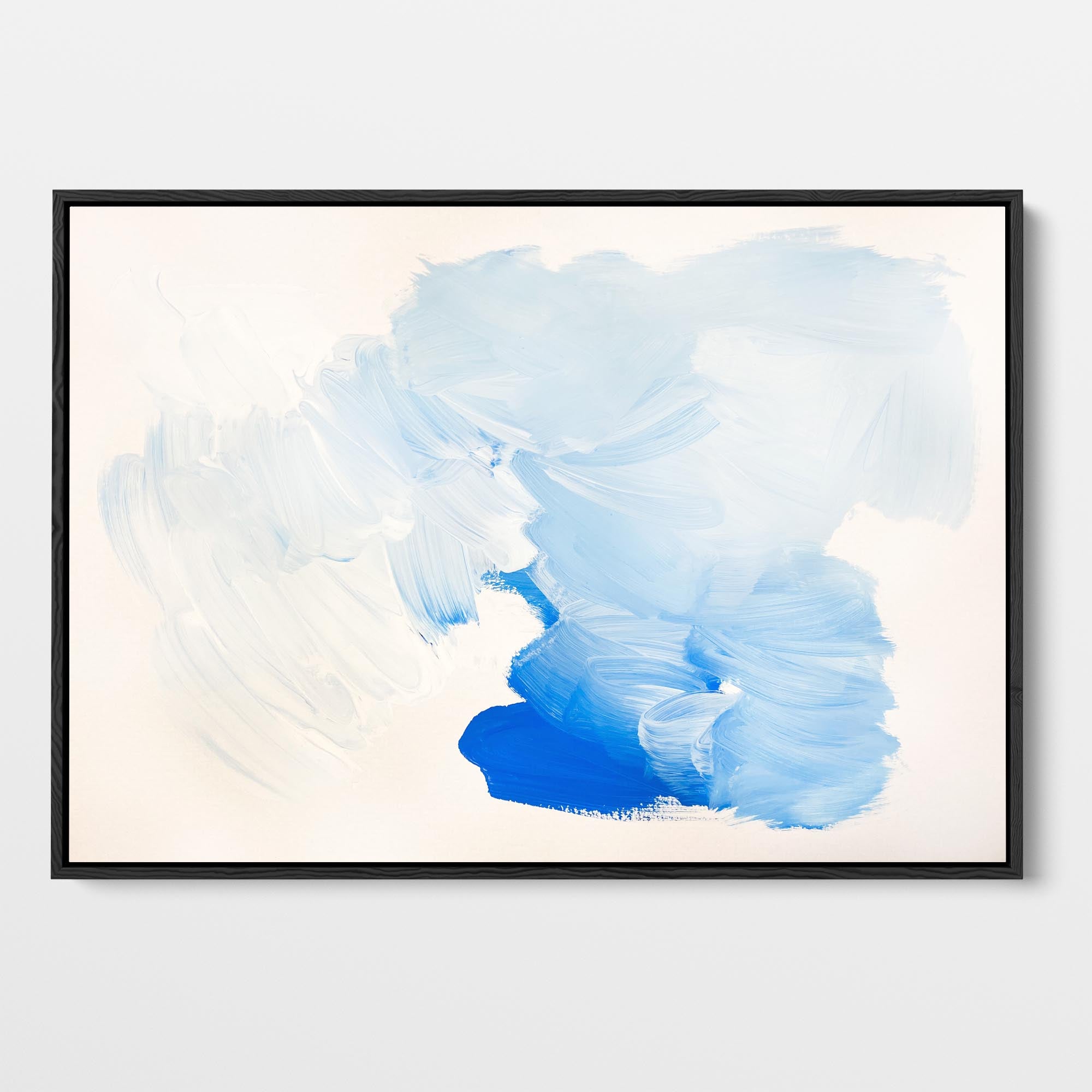 Blue Symphony Framed Canvas