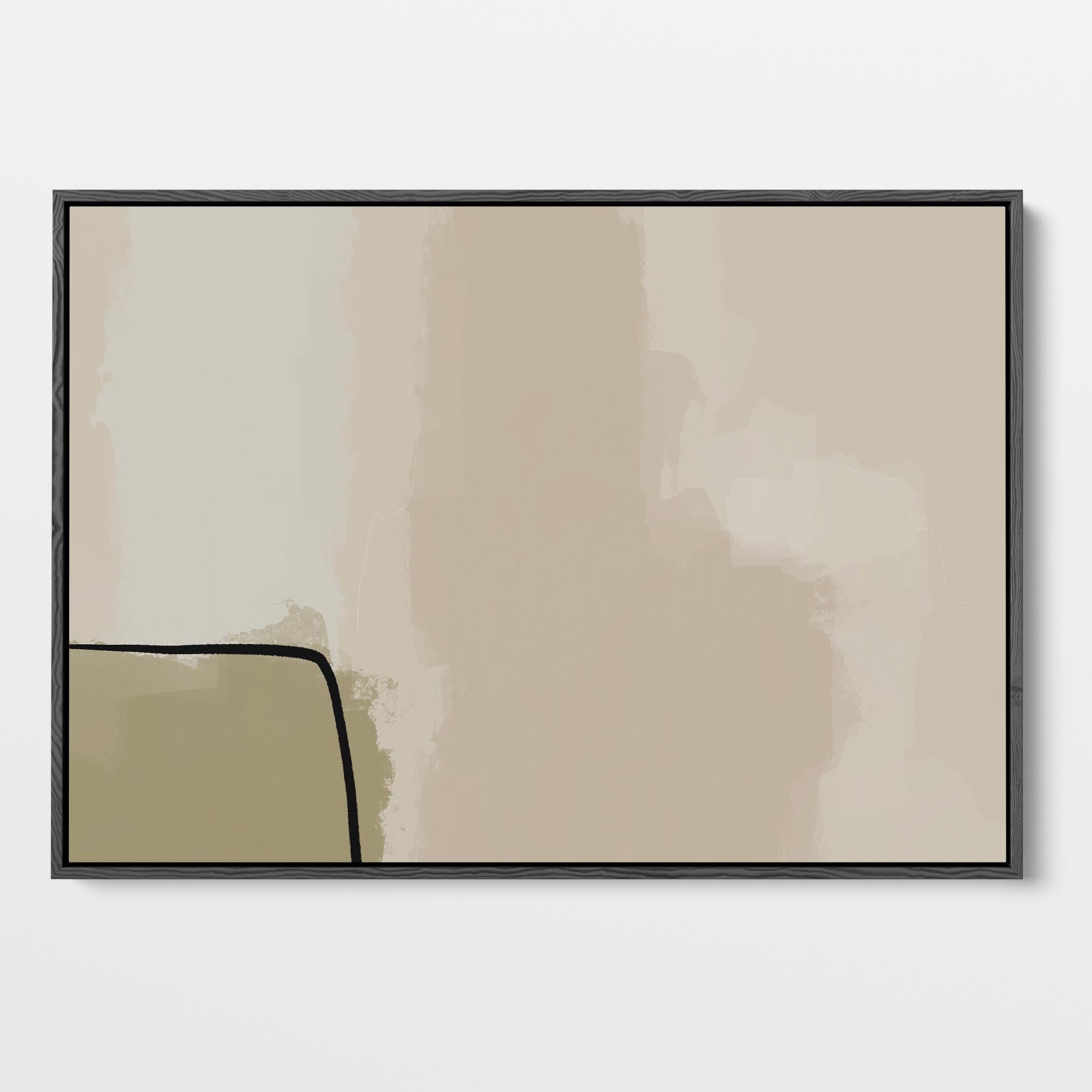 Summer Haze Framed Canvas-Abstract House