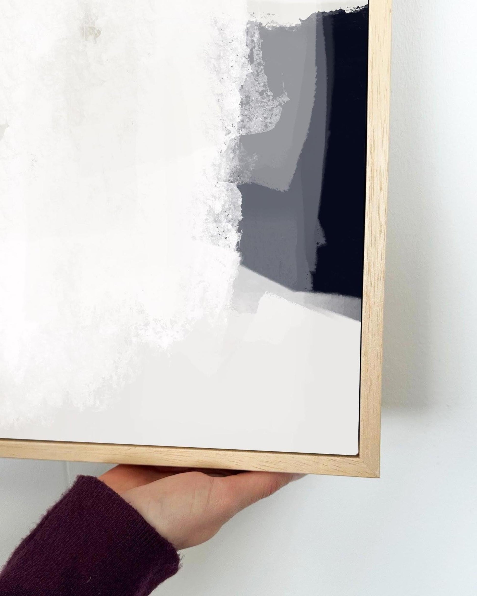 Mono Expressions Framed Canvas II-Abstract House