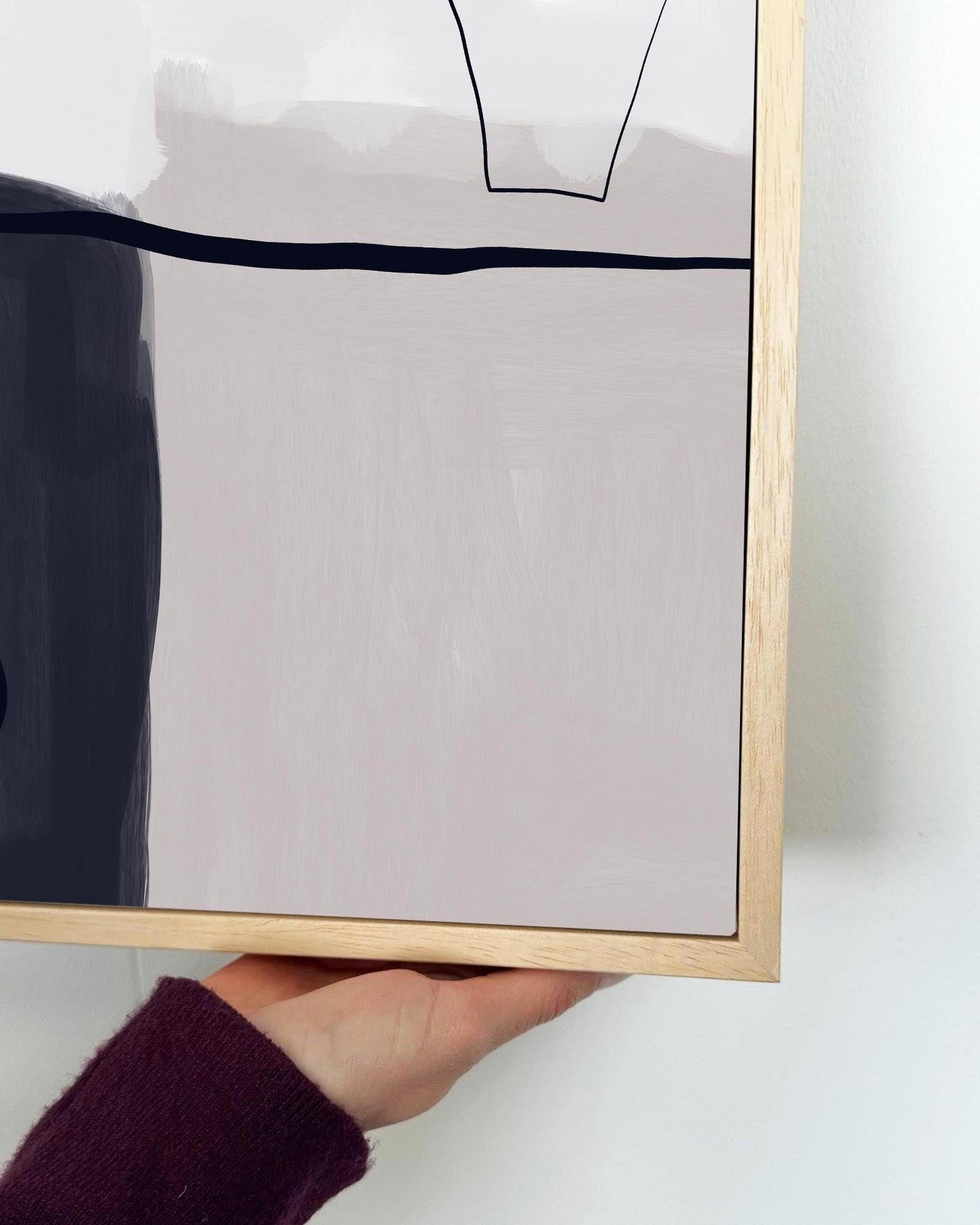 Still Life Abstract I Framed Canvas-Abstract House