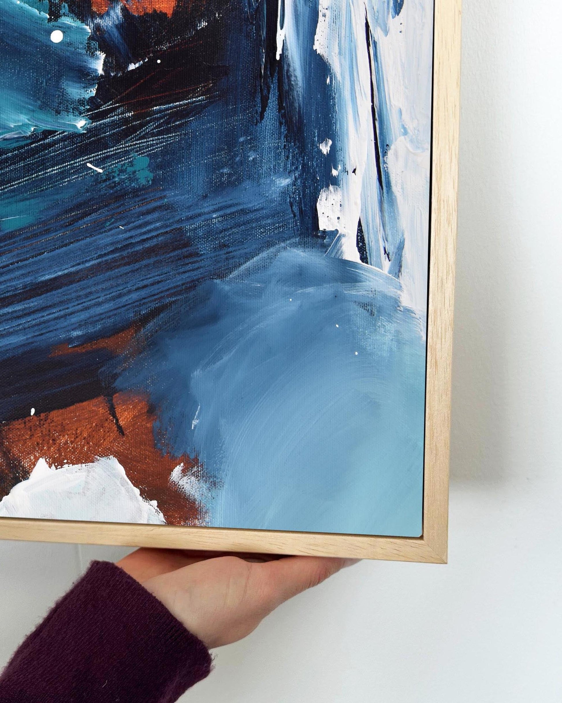 Abstract 189 Framed Canvas-Abstract House