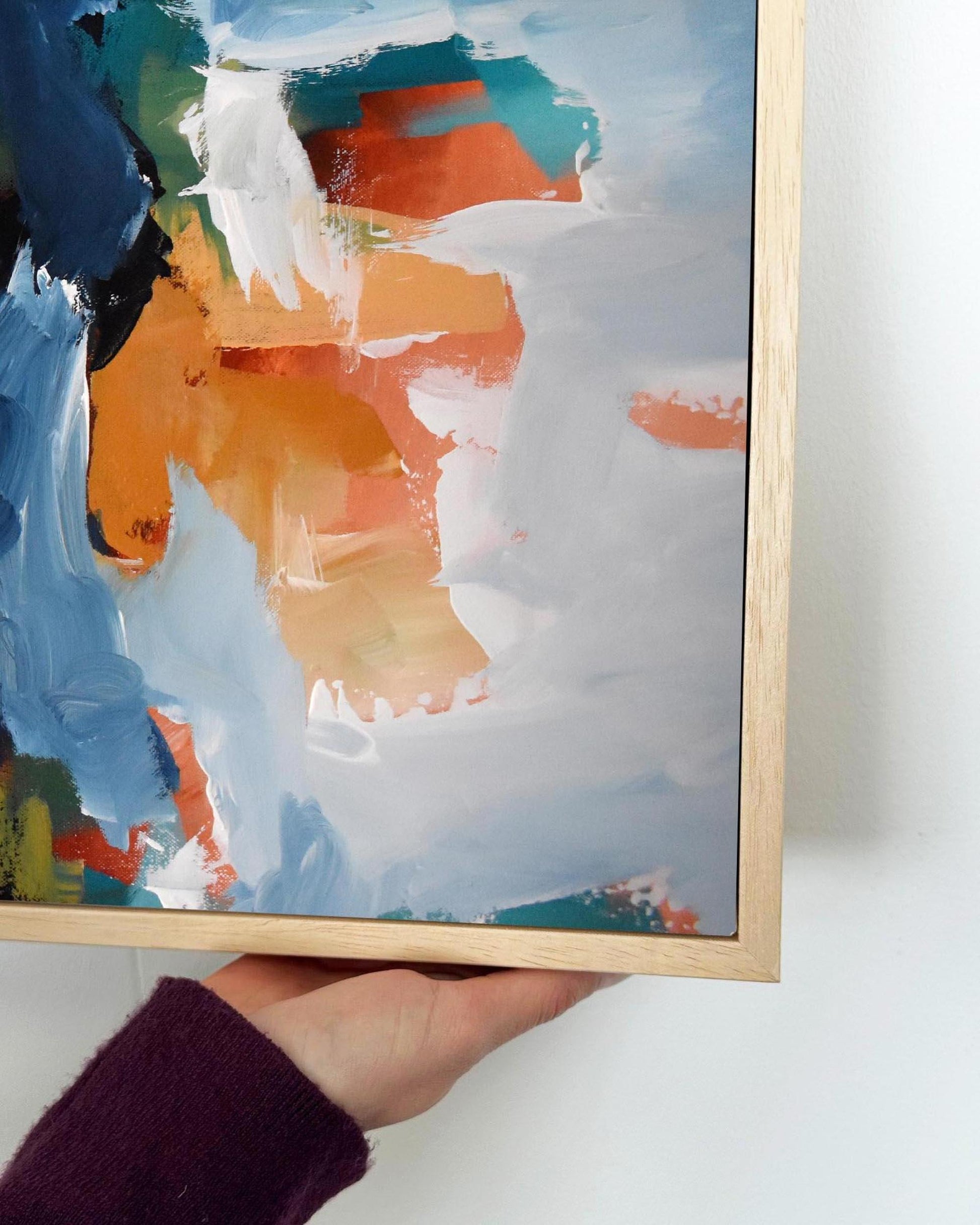 Abstract 400 Framed Canvas-Abstract House