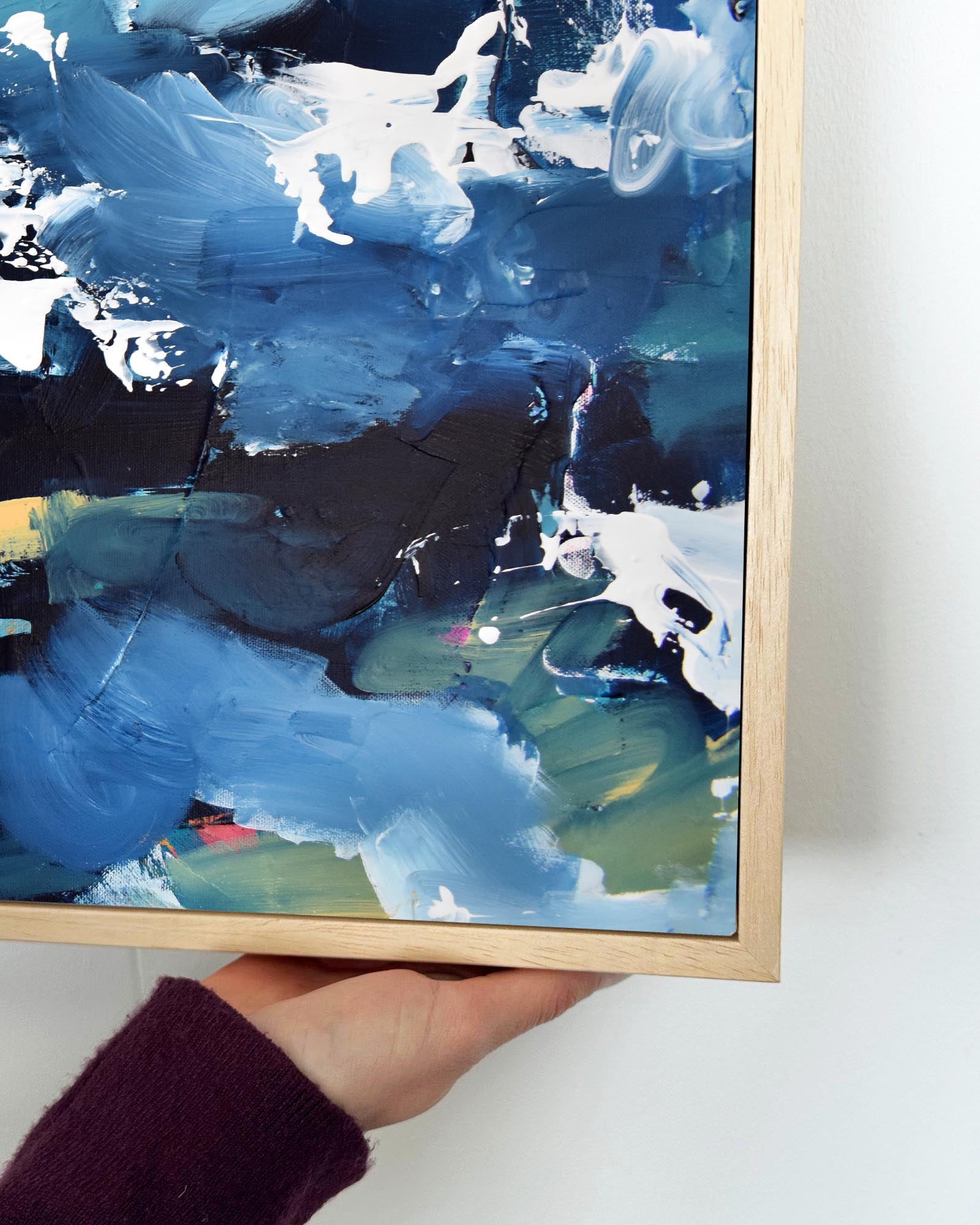 Abstract 203 Framed Canvas-Abstract House