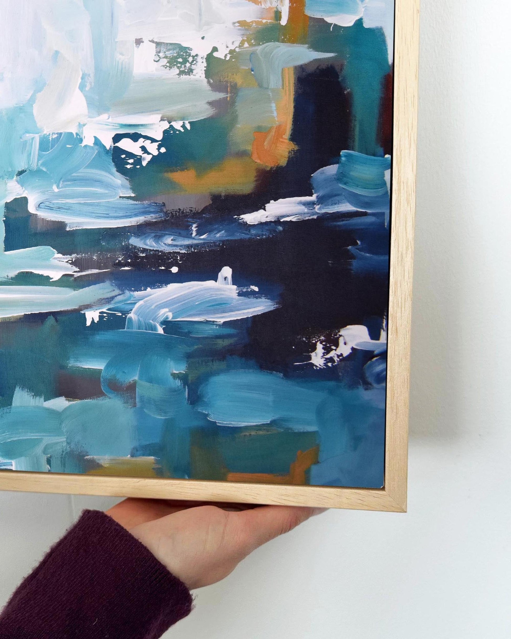 Abstract 403 Framed Canvas-Abstract House