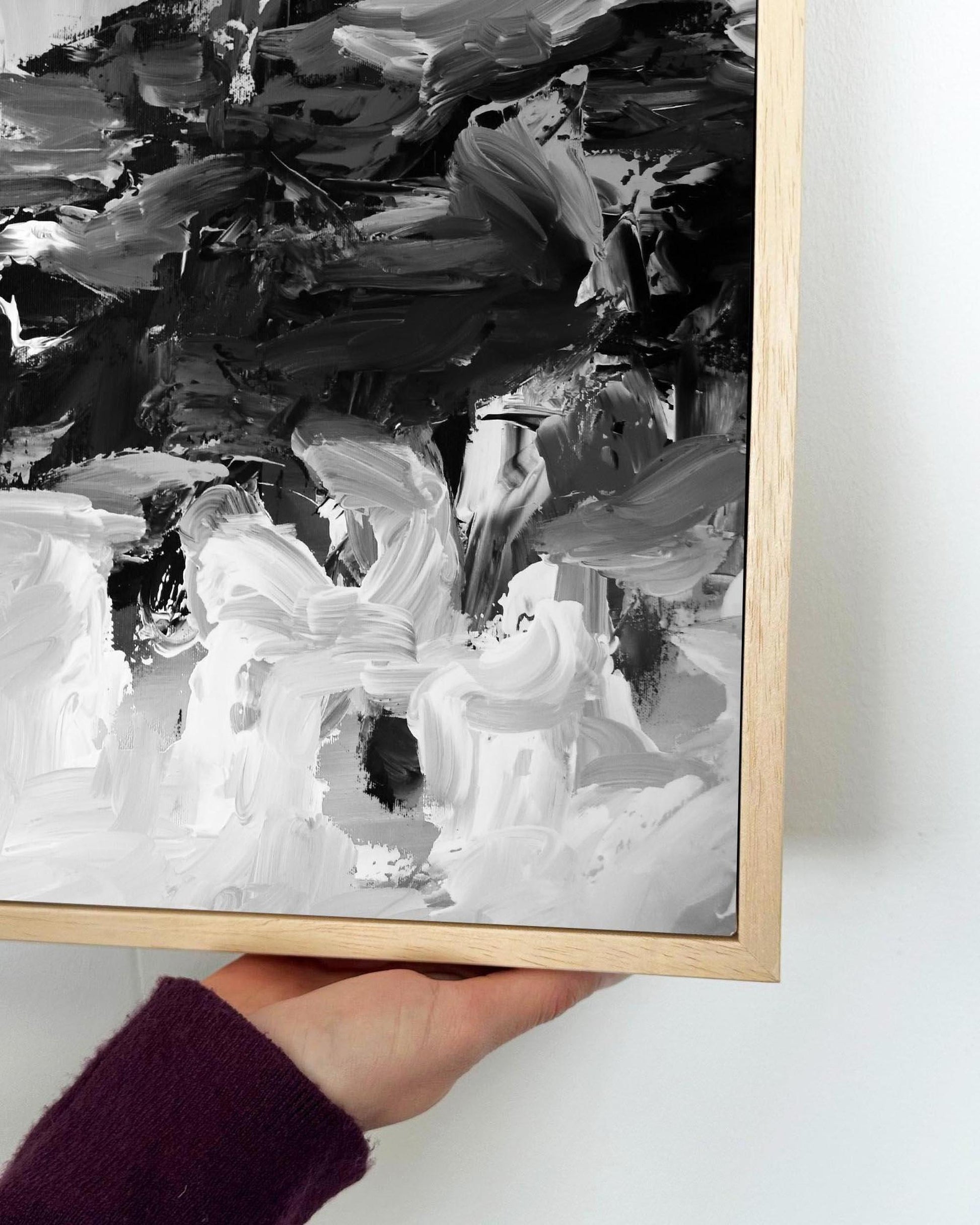 Abstract 441 Framed Canvas-Abstract House