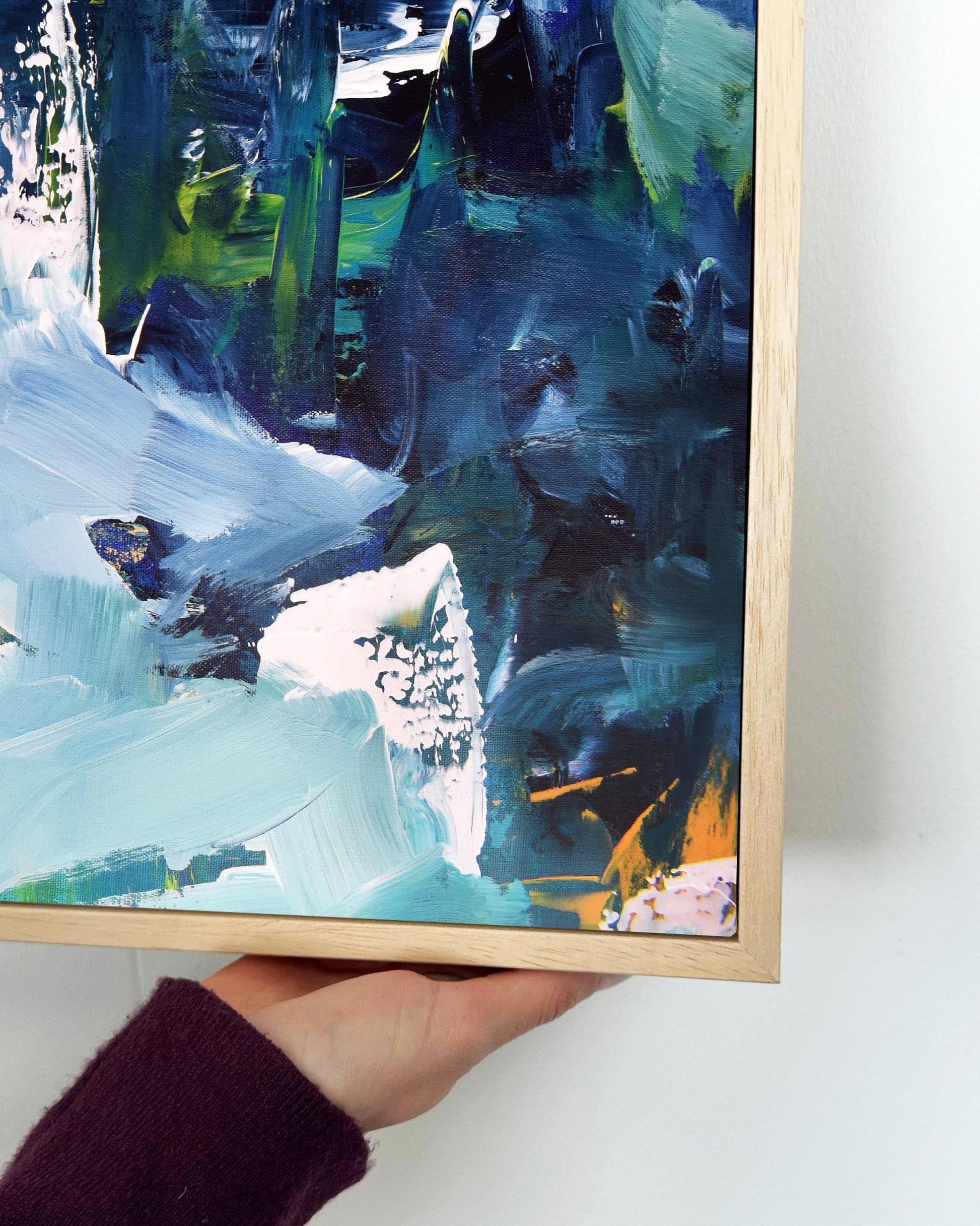 Abstract 176 Framed Canvas-Abstract House