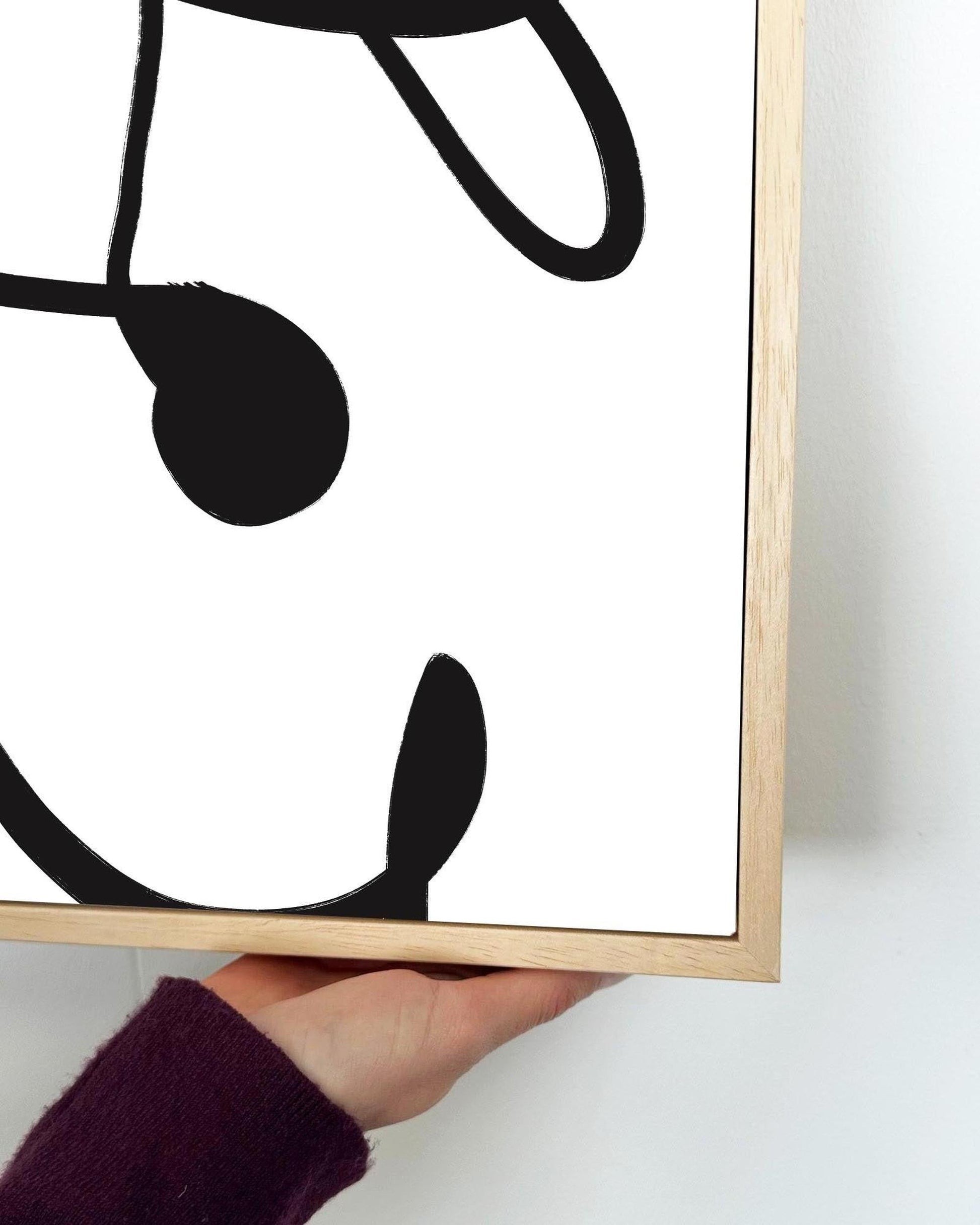 Abstract Study IX Framed Canvas-Abstract House