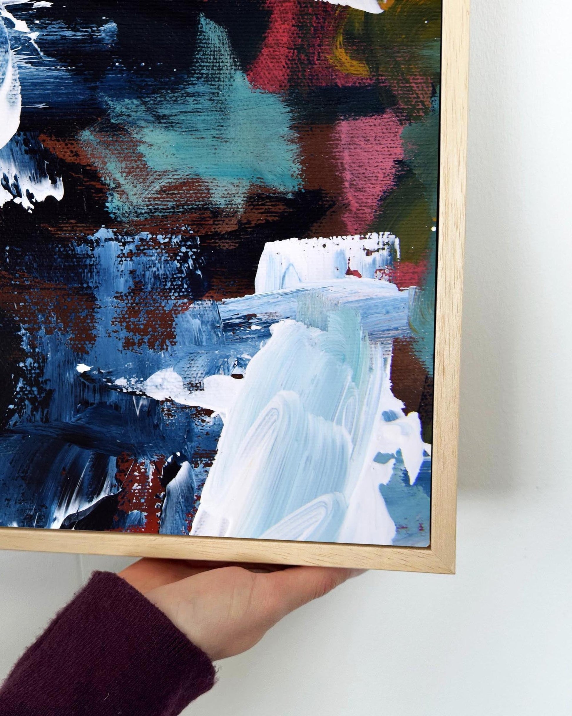 Abstract 298 Framed Canvas-Abstract House