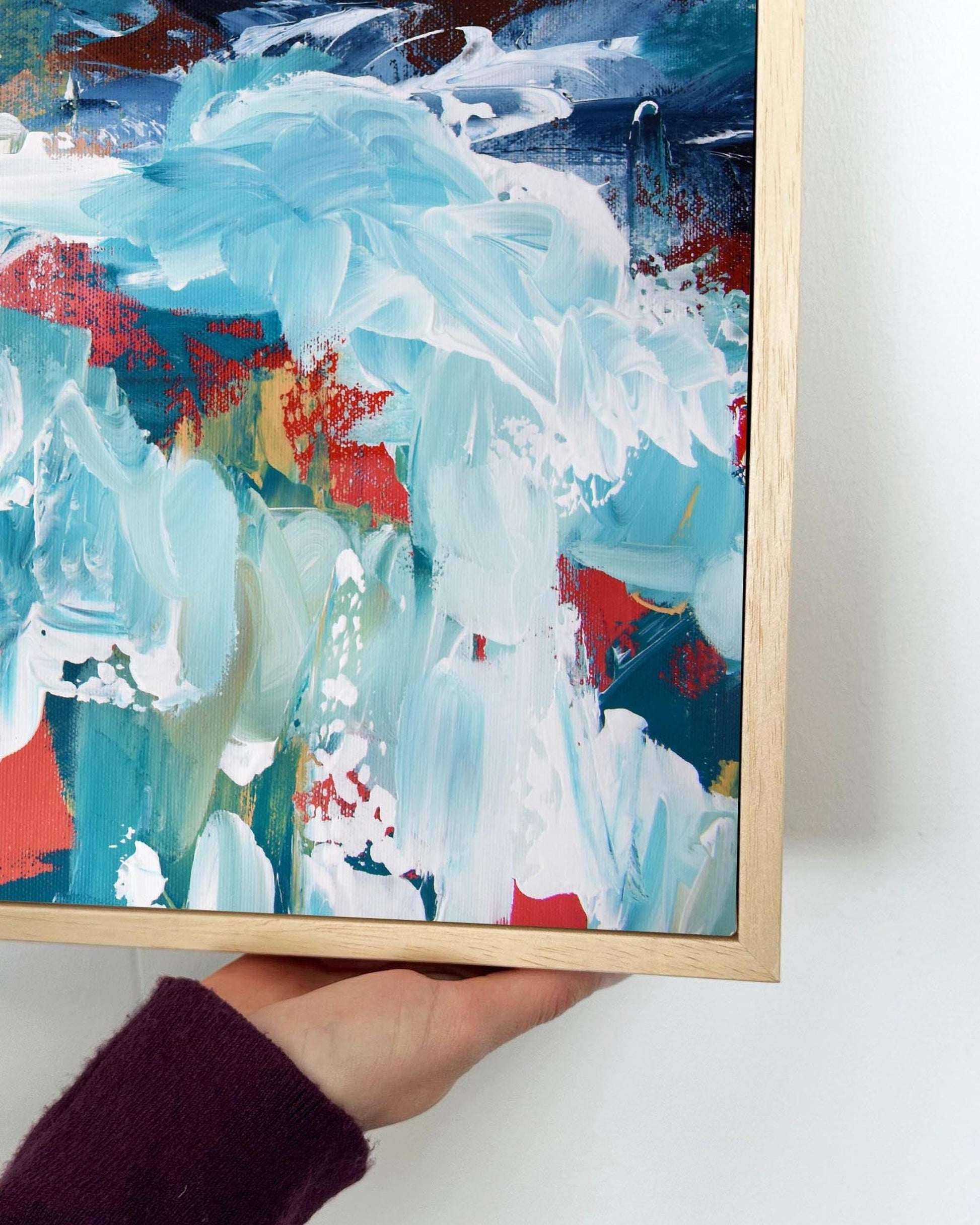 Abstract 234 Framed Canvas-Abstract House