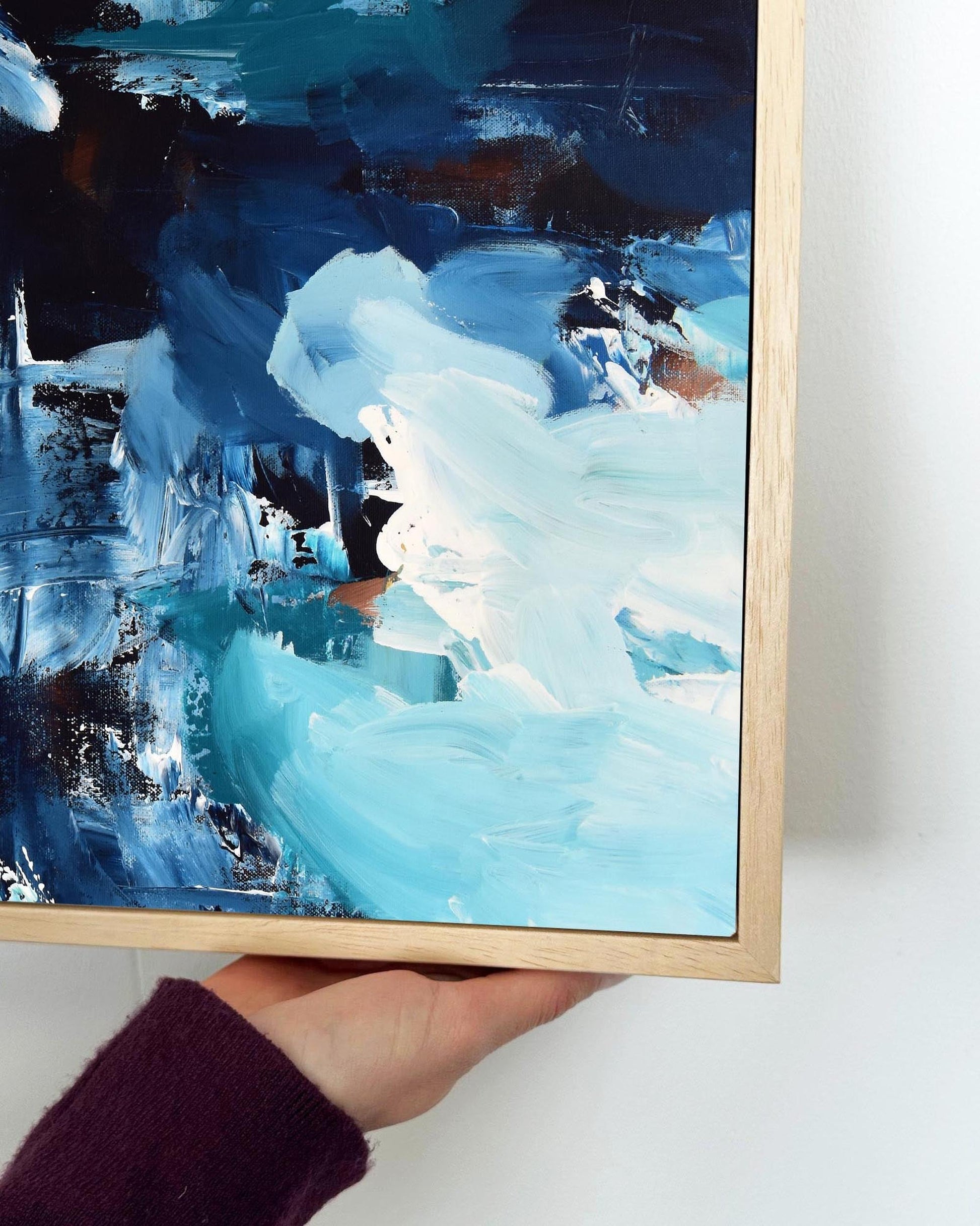 Abstract 384 Framed Canvas-Abstract House