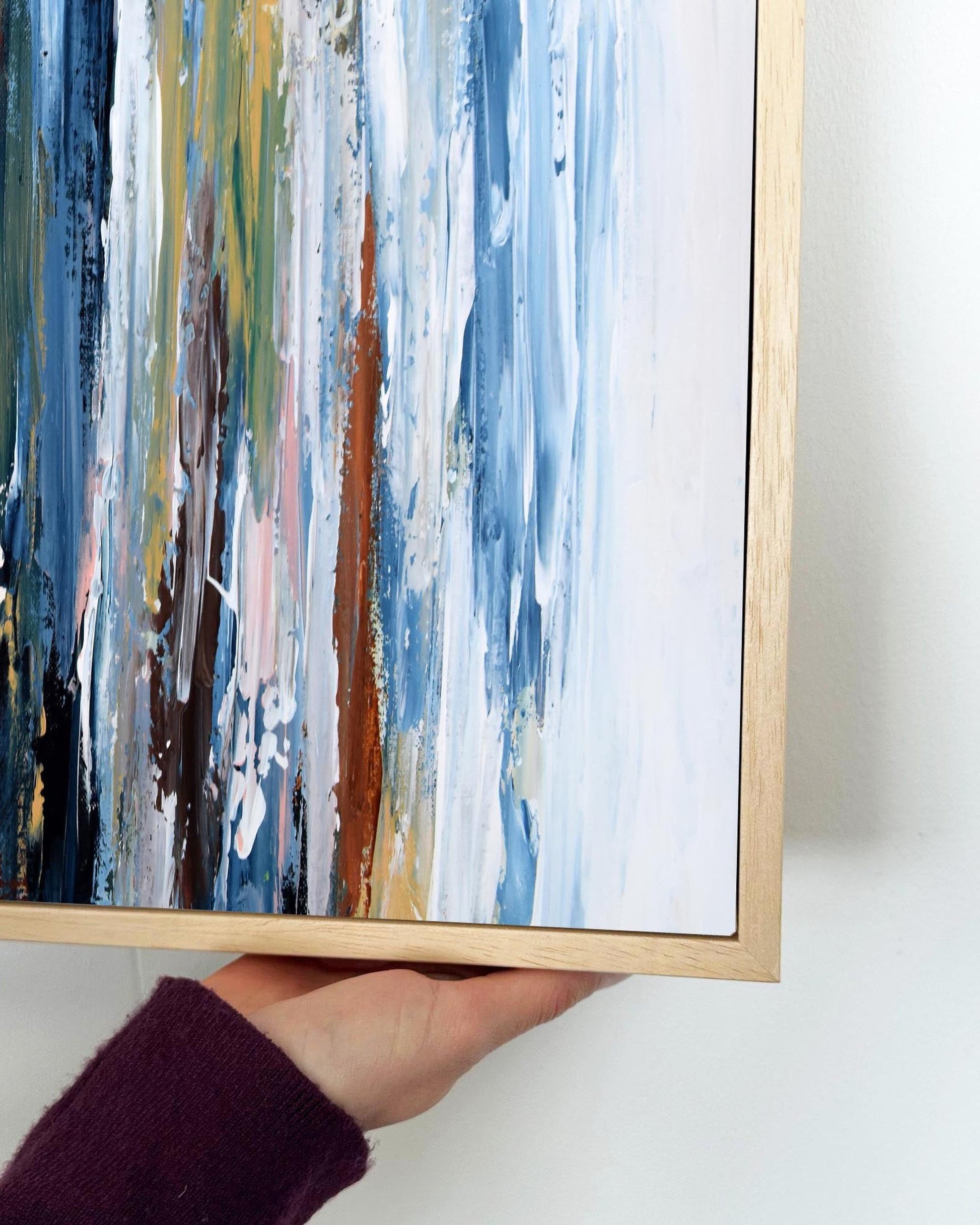 Abstract 336 Framed Canvas-Abstract House