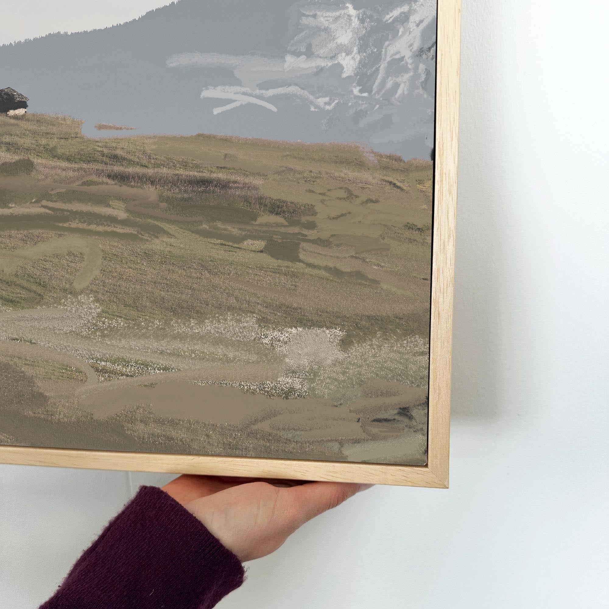 Highlands Forest Landscape Framed Canvas
