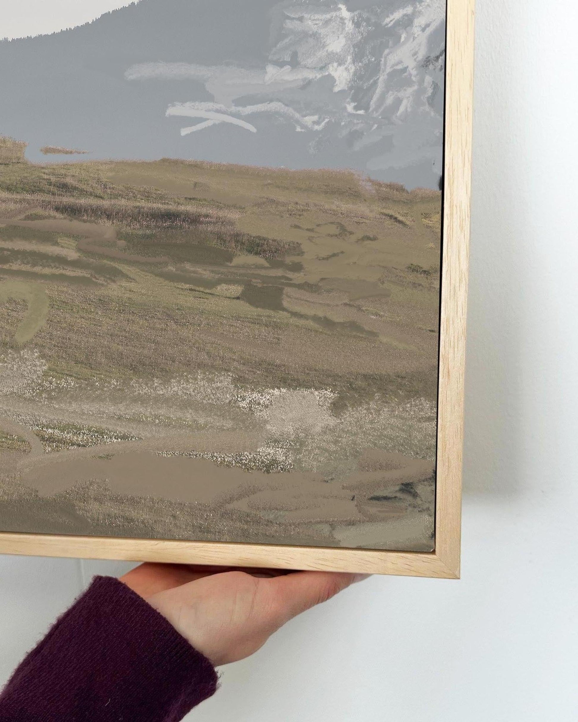 Highlands Forest Landscape Framed Canvas-Abstract House