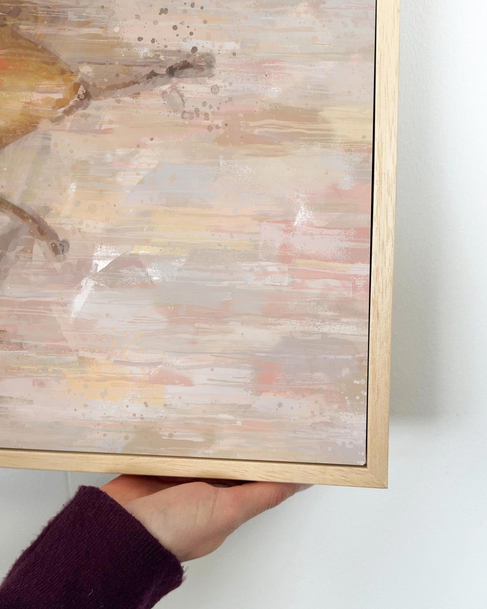 Pears Still Life Painting Framed Canvas-Abstract House