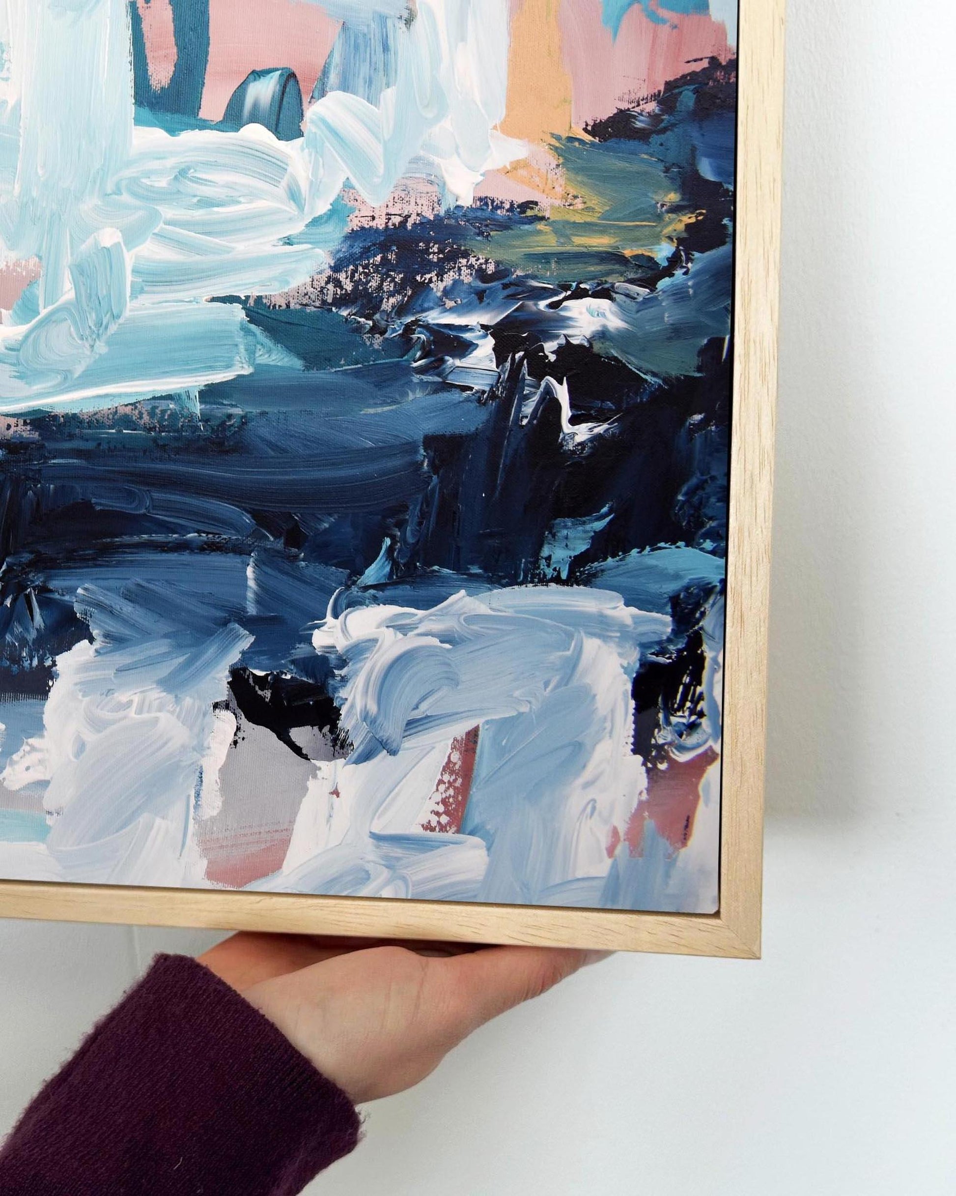 Abstract 443 Framed Canvas-Abstract House