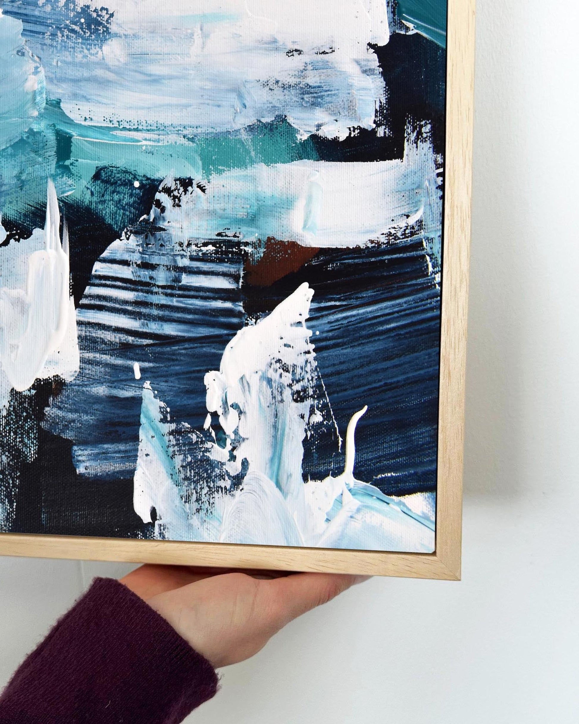 Abstract 187 Framed Canvas-Abstract House