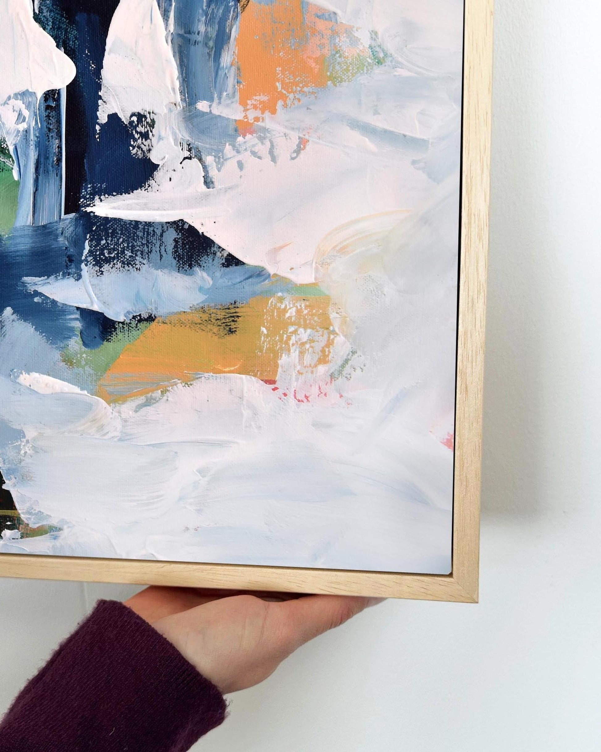 Abstract 155 Framed Canvas-Abstract House