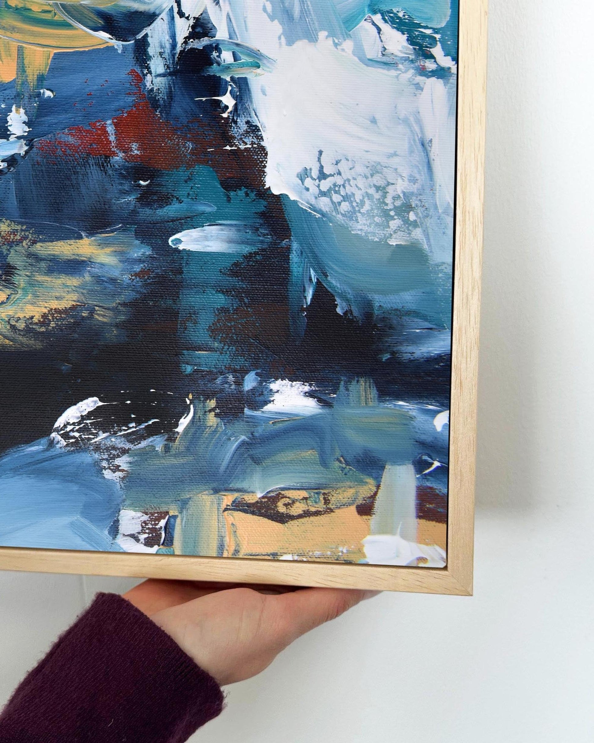 Abstract 207 Framed Canvas-Abstract House