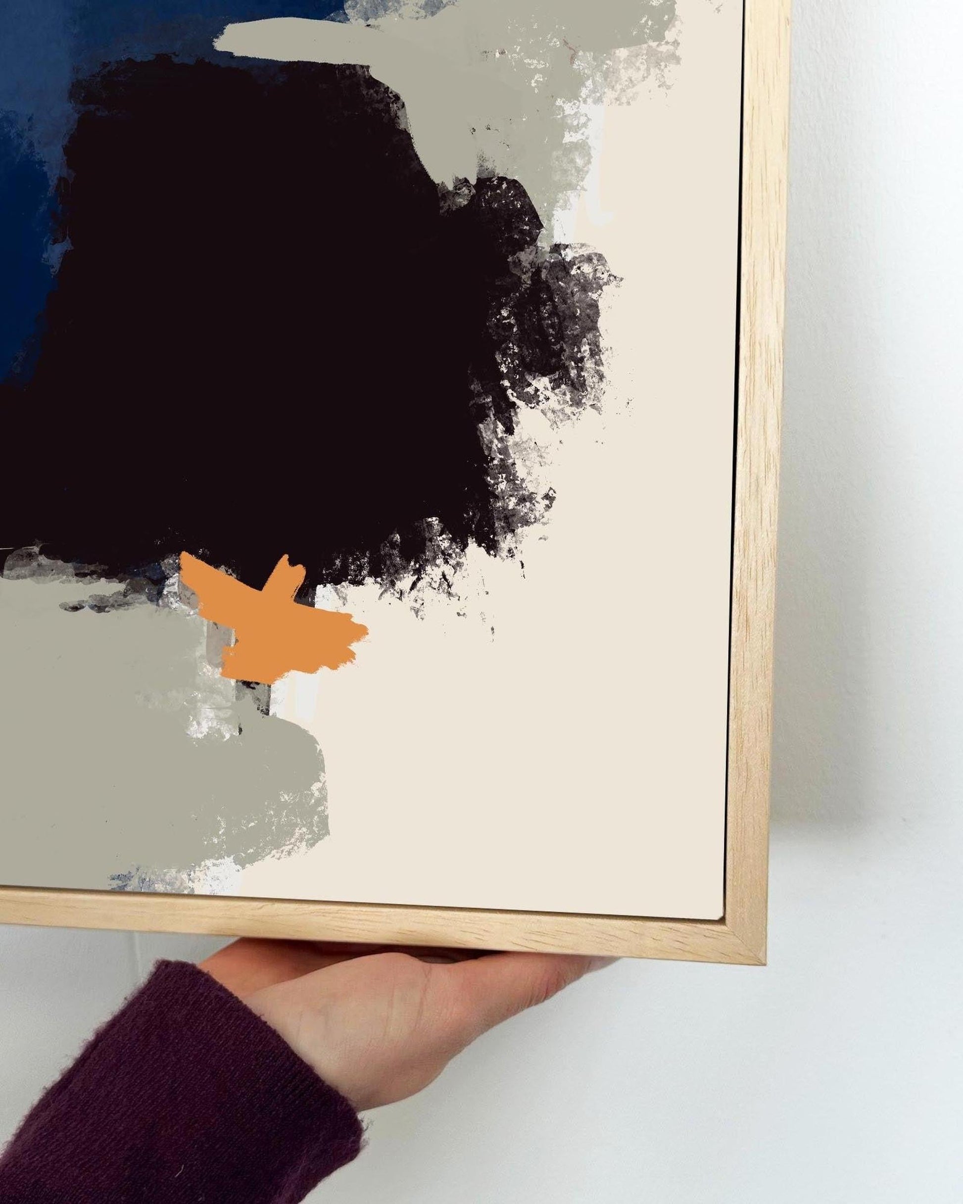 Abstract Paradigm II Framed Canvas-Abstract House