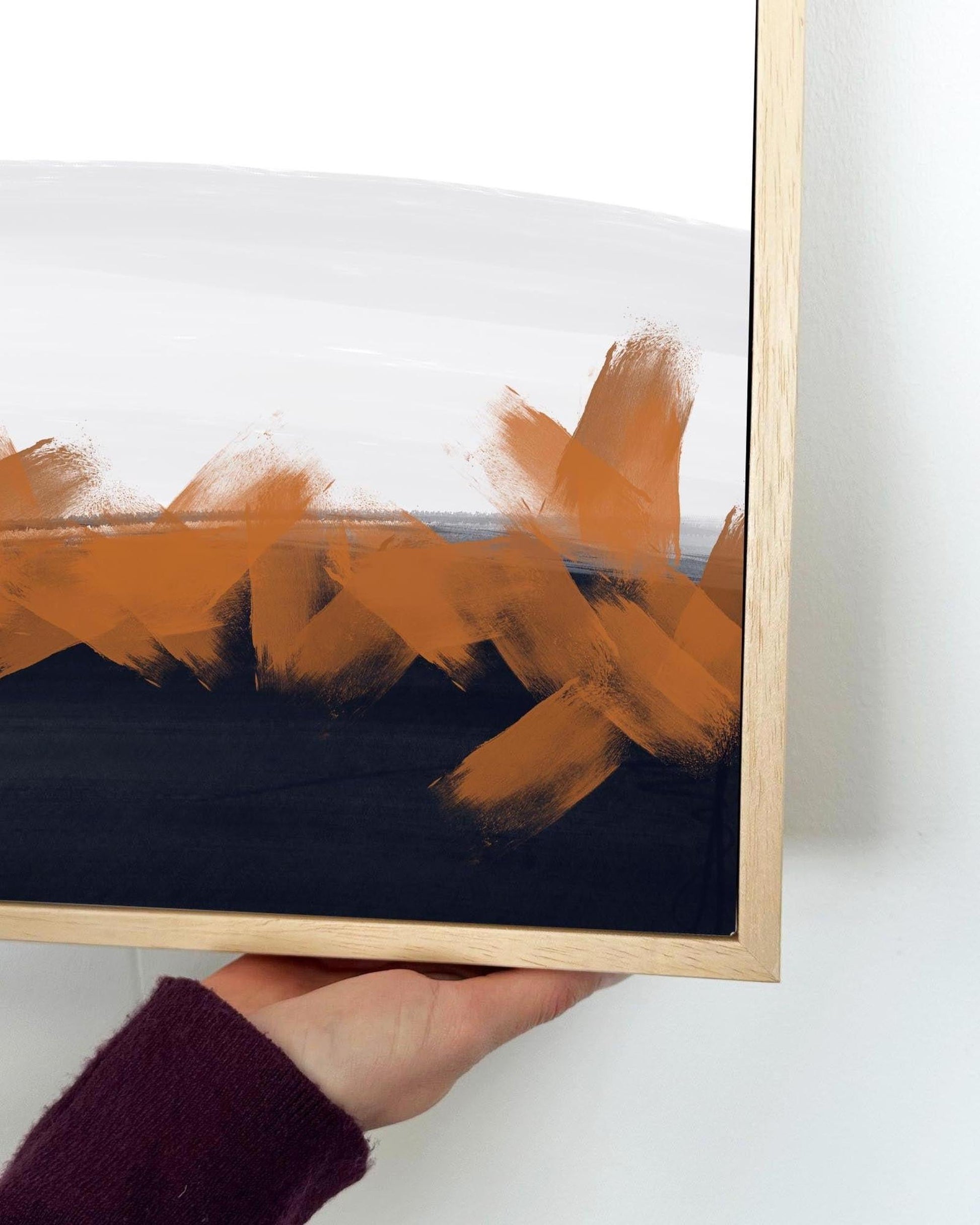 The Autumn Gardens Framed Canvas-Abstract House