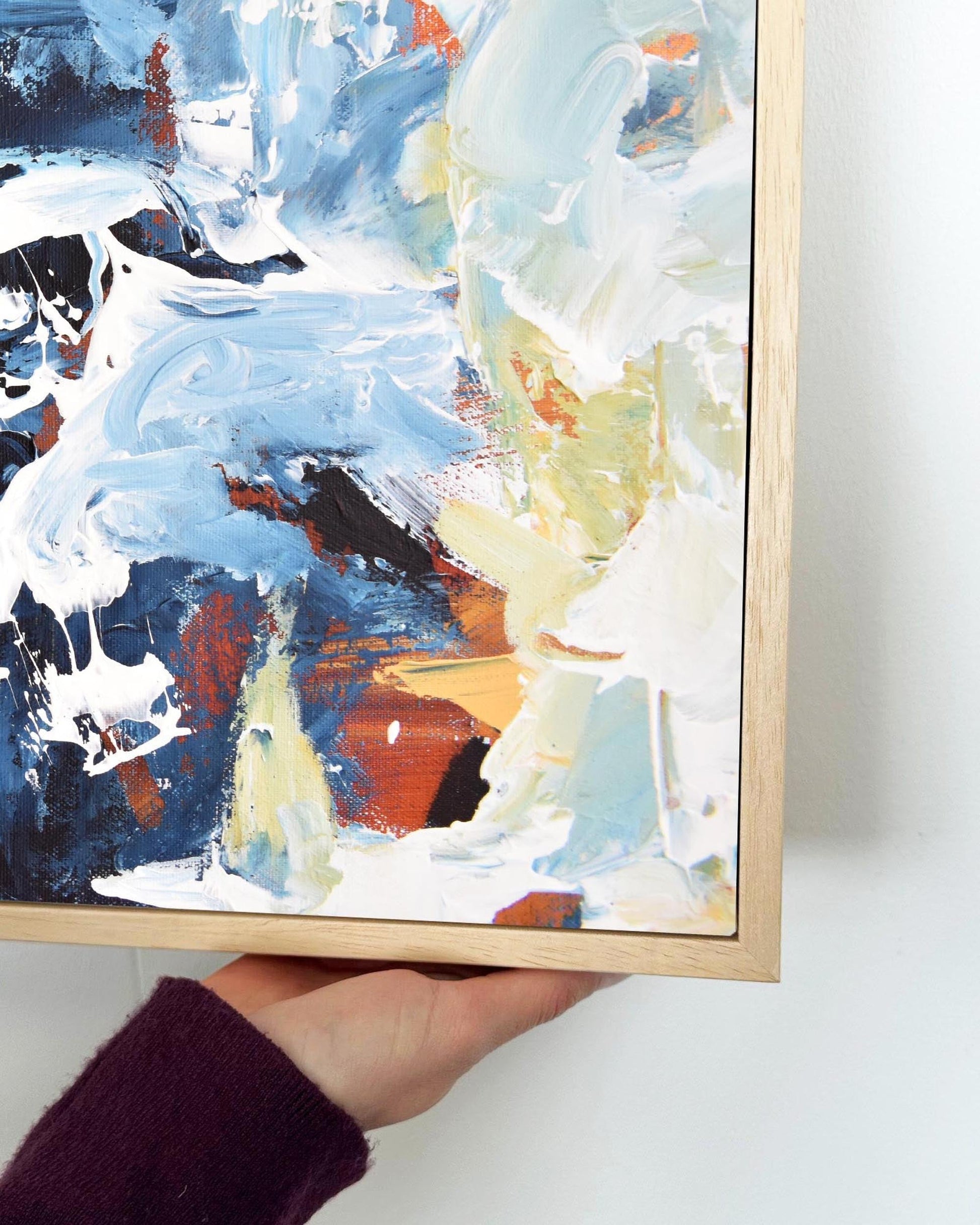 Abstract 162 Framed Canvas-Abstract House