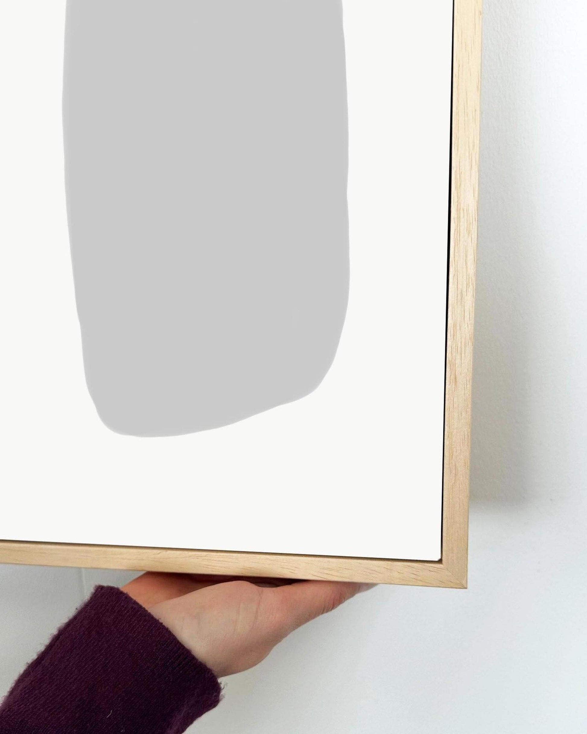 Colourful Abstract Framed Canvas-Abstract House