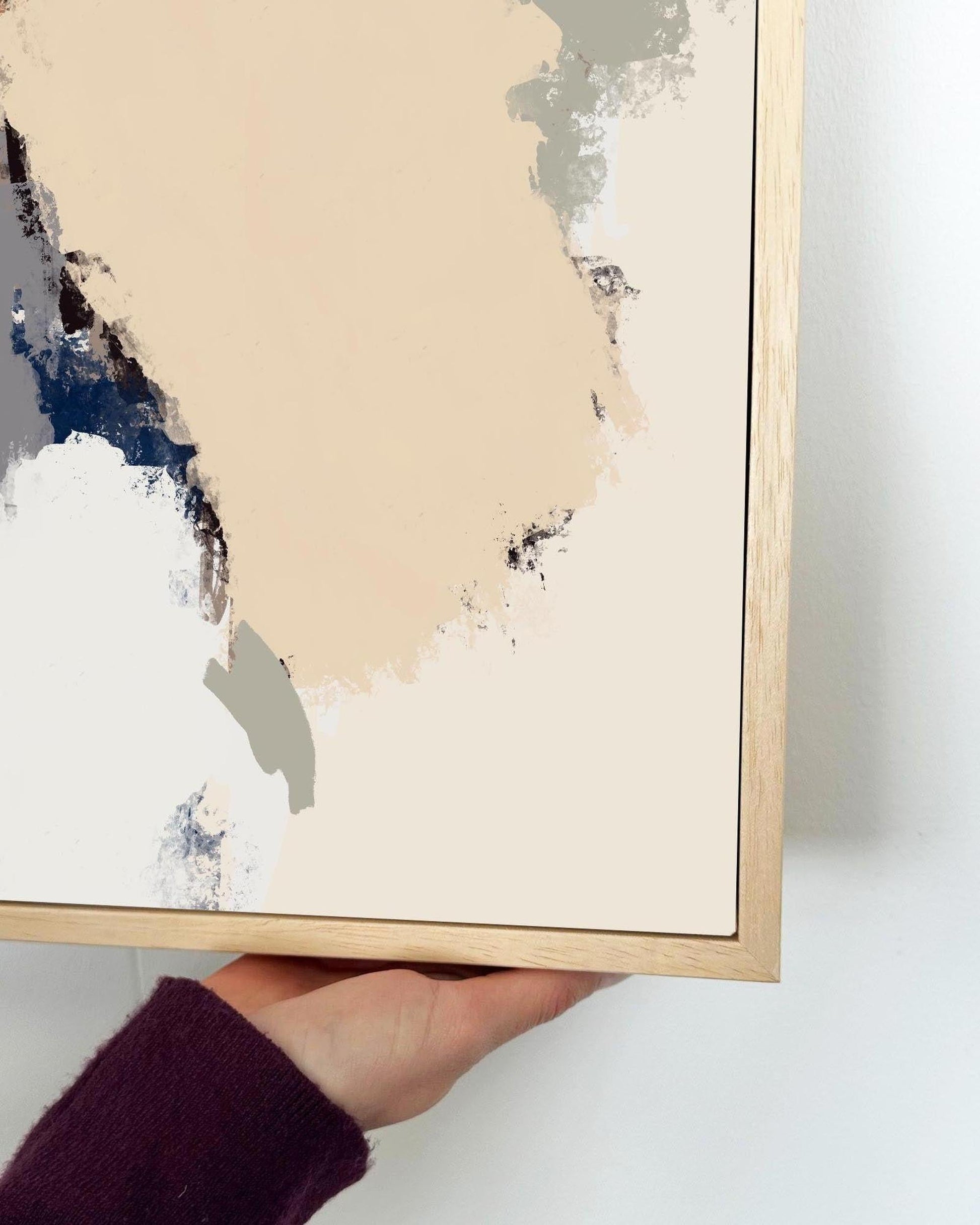 Abstract Paradigm I Framed Canvas-Abstract House